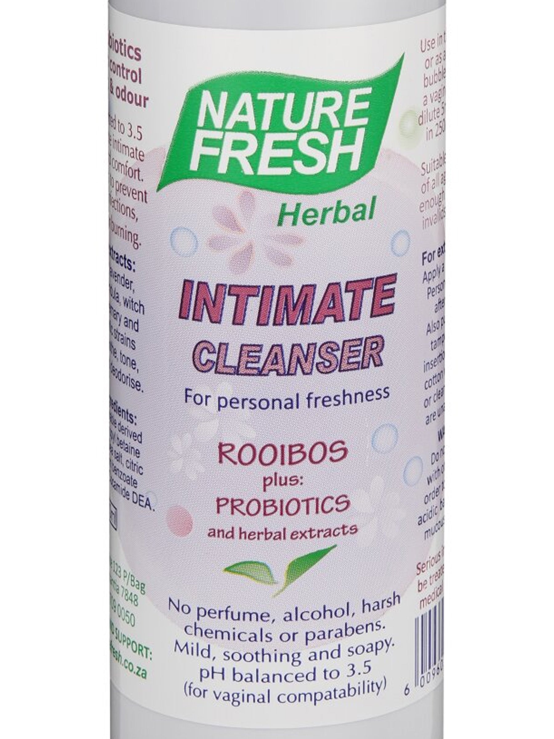 Nature Fresh Intimate Vaginal Cleanser Rooibos 200ml Cleanser