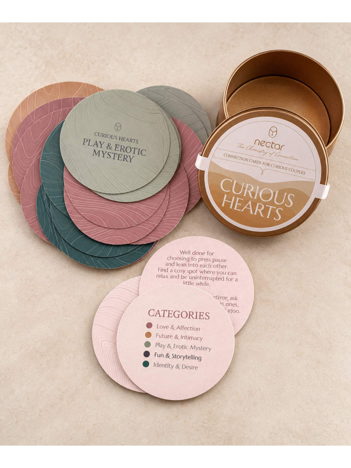 Nectar Curious Hearts - Couples Ritual Connection Cards