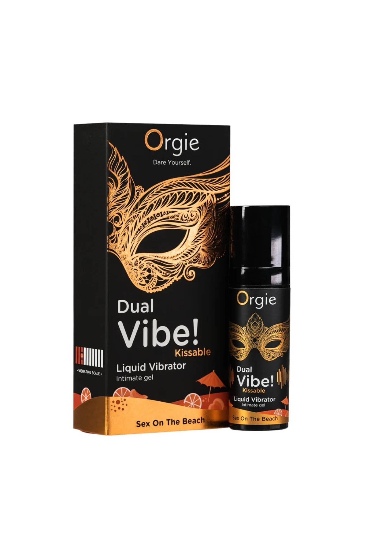 Orgie Dual Vibe Kissable - Sex On The Beach Intimate Gel 15 ml