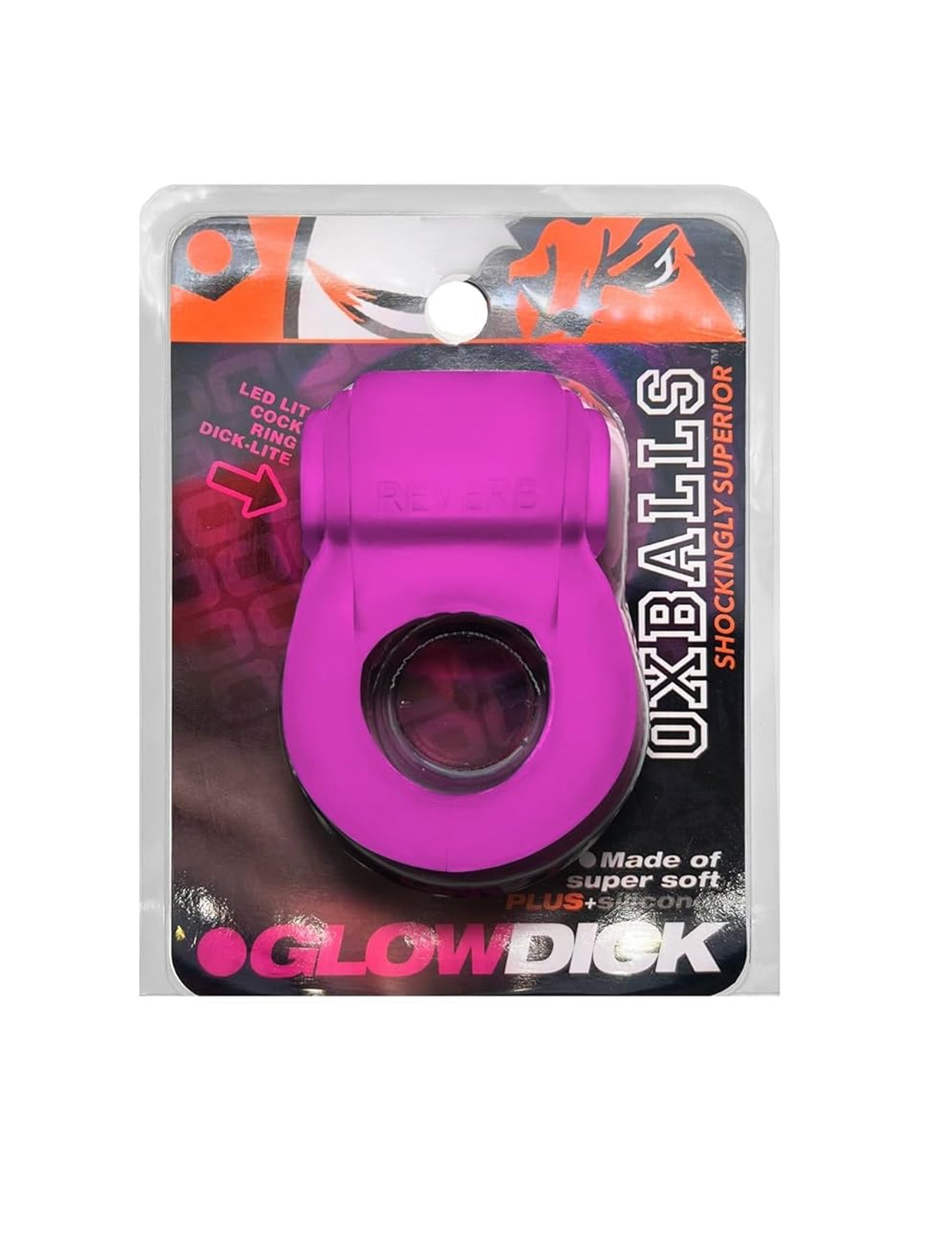 Oxballs Glowdick Cock Ring - Ice