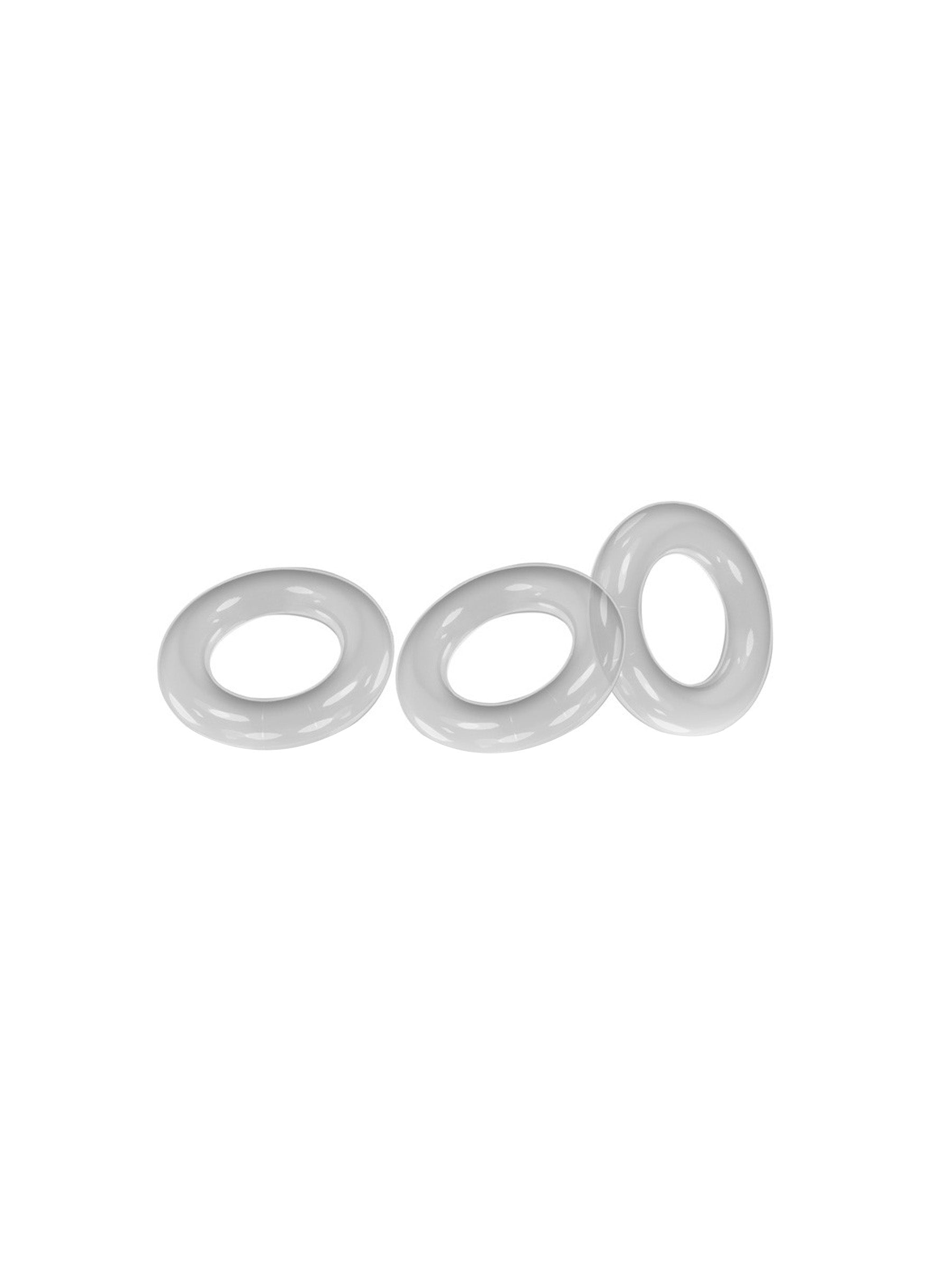 Oxballs Willy Rings 3 Pack - Clear