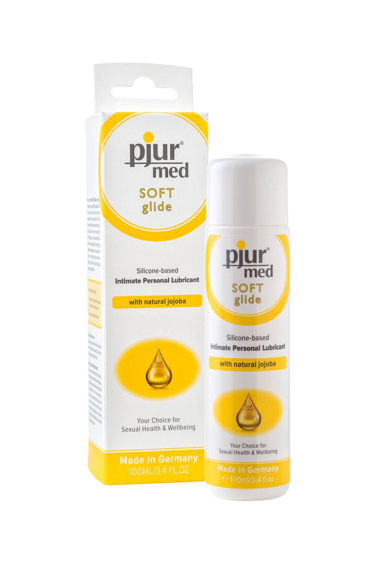 Pjur Med Soft Glide 100 ml lubricant with jojoba oil for dry sensitive skin