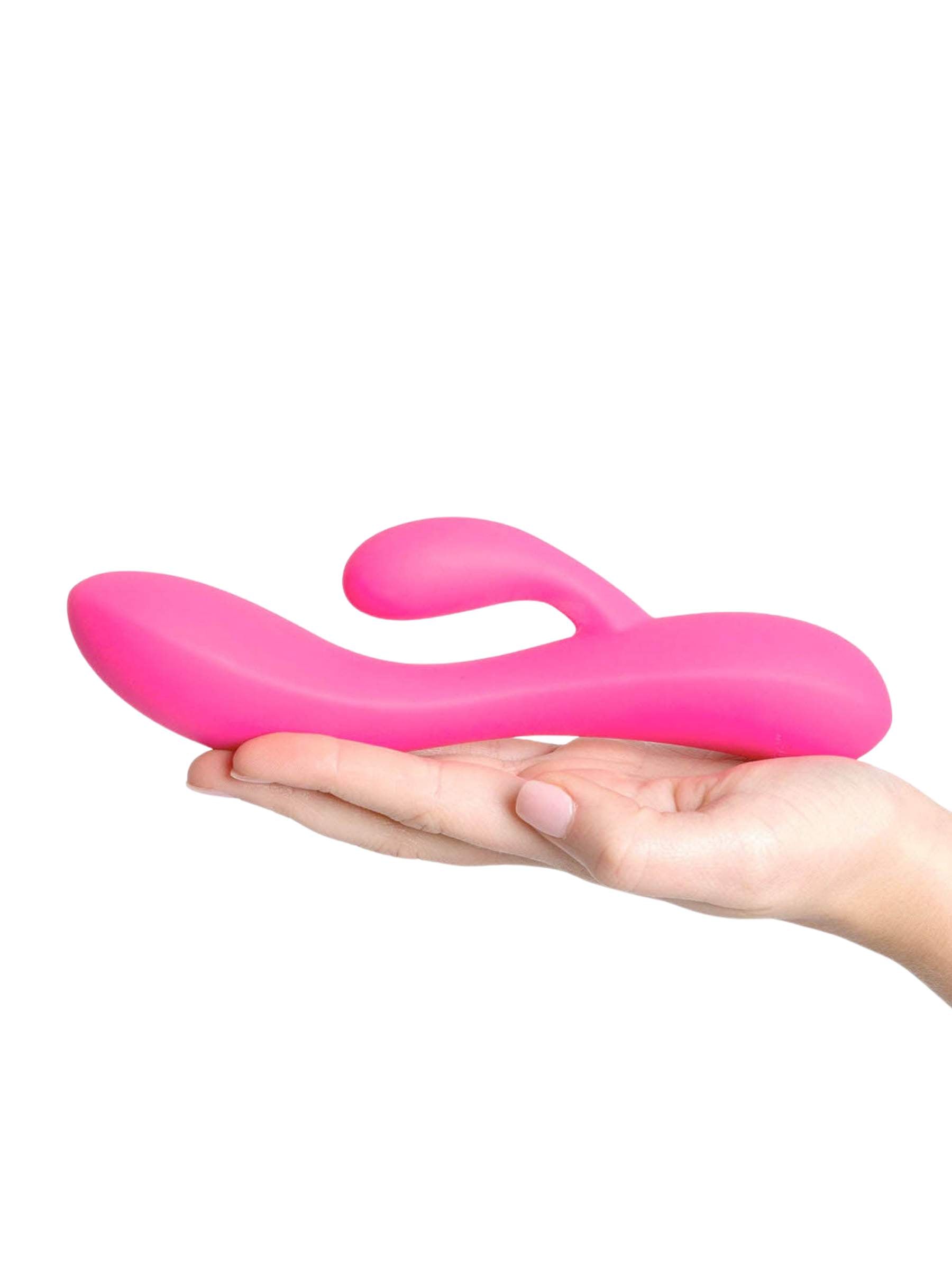 Plus One - Dual Vibrating Massager - Pink Rabbit Vibrator