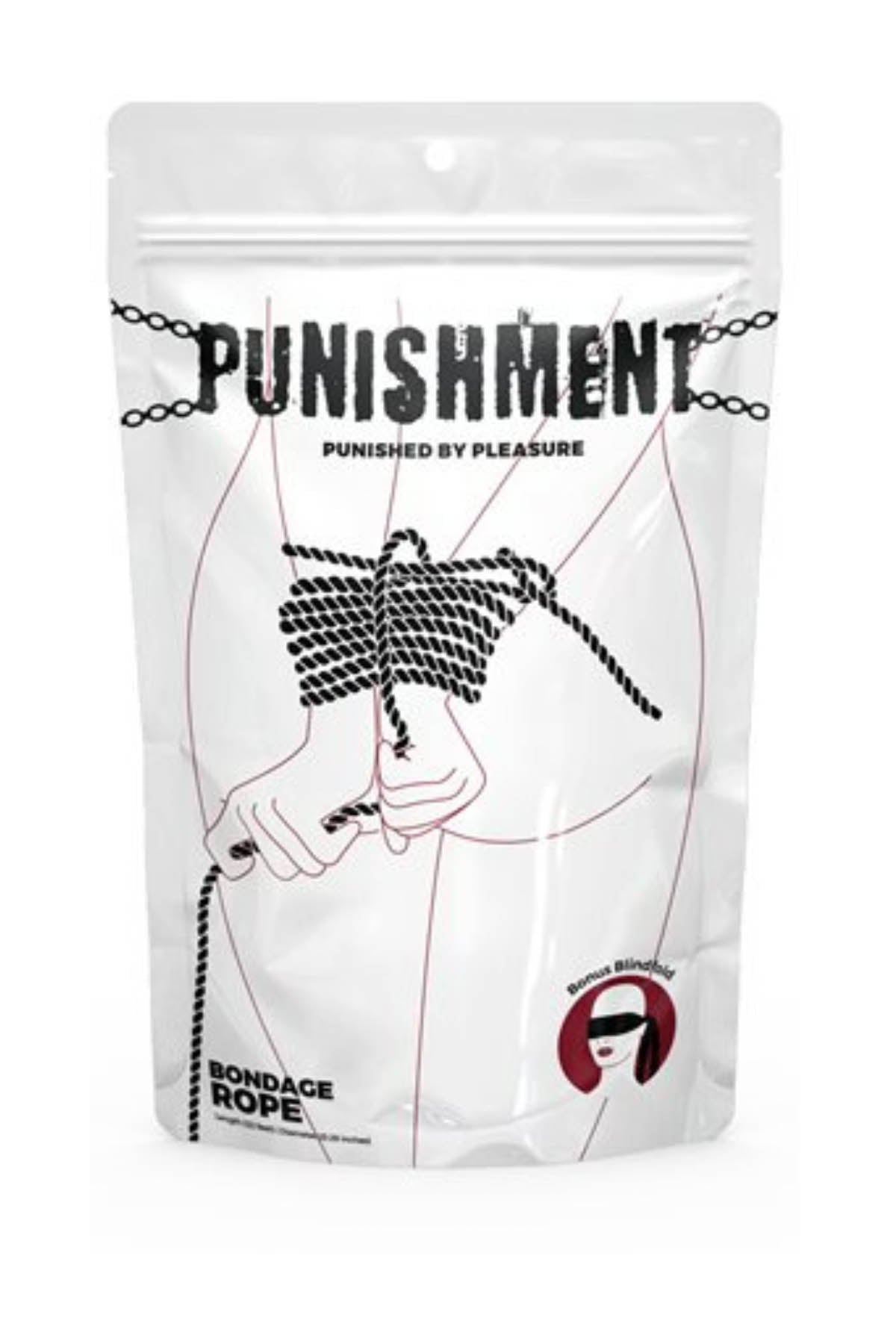 Punishment Bondage Rope - Black