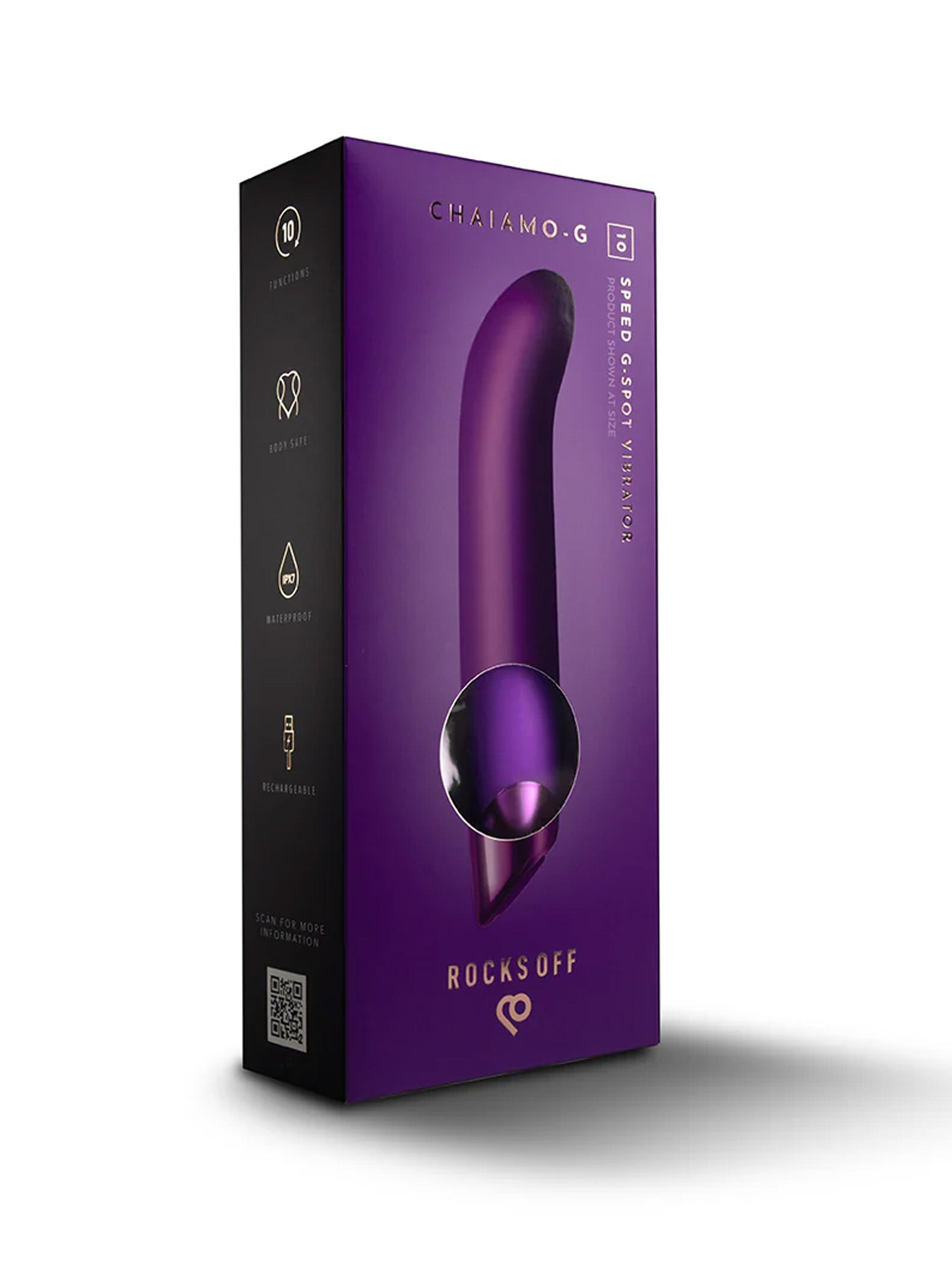 Rocks Off Chaiamo G-Spot Vibrator - Purple