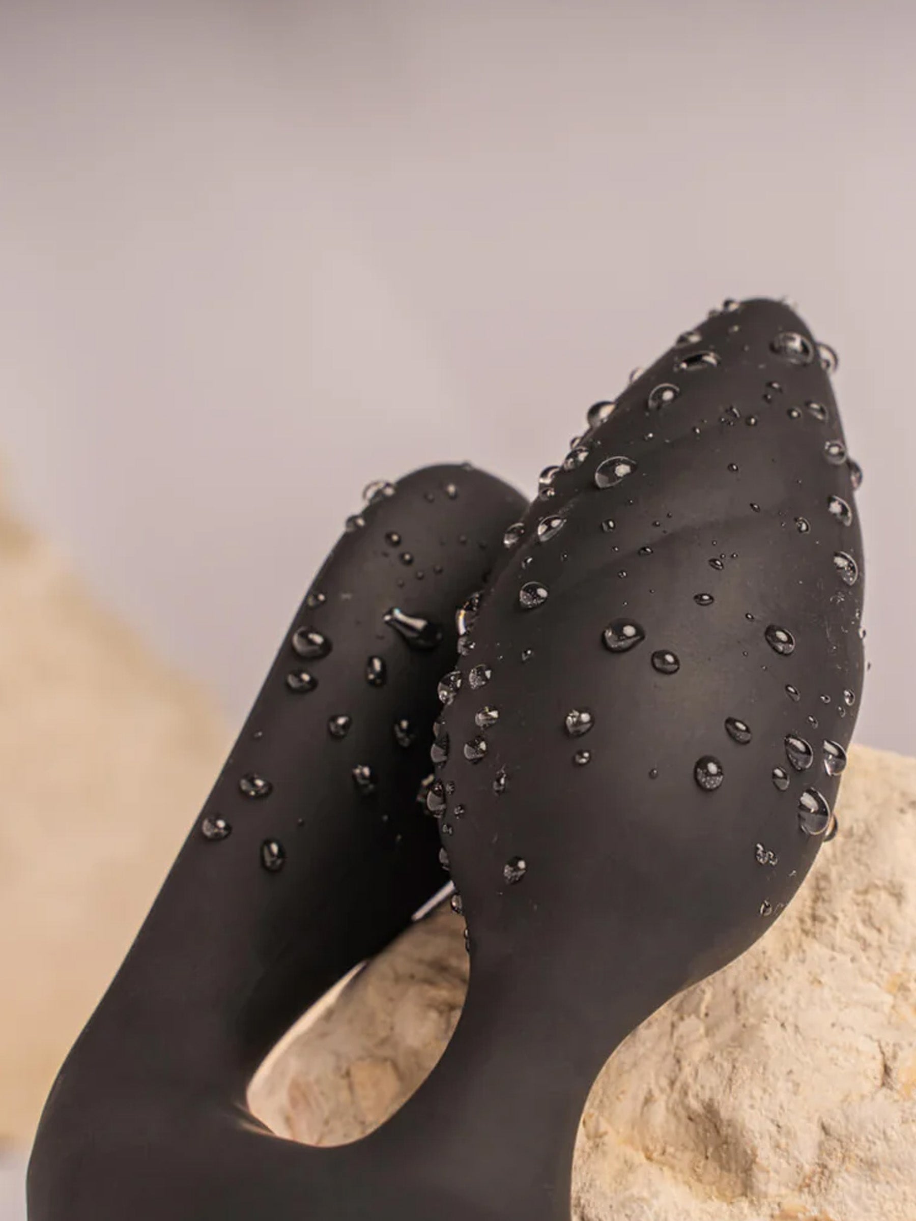Rocks Off Cocktail Couples Vibrator - Black