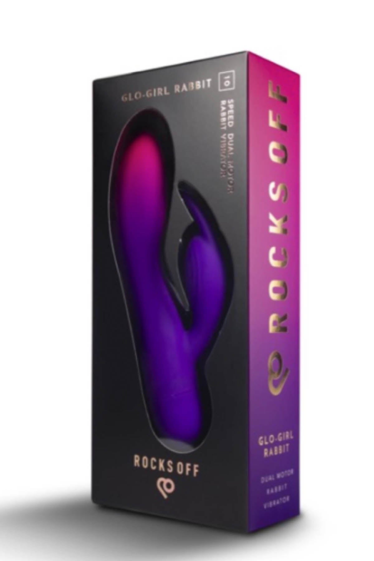 Rocks Off Glo Girl - Rabbit Vibrator