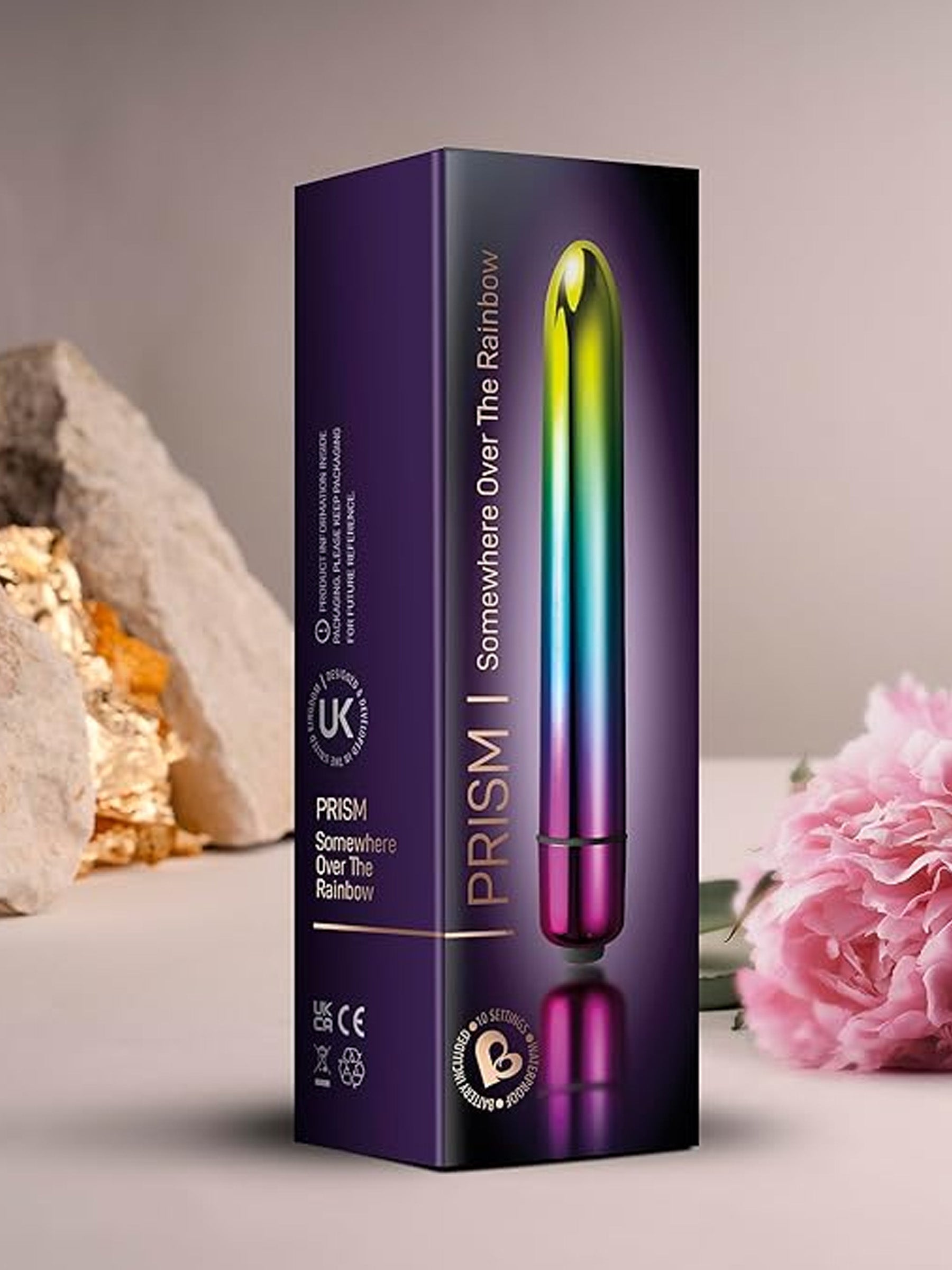 Rocks Off Prism Bullet Vibe - Metallic Rainbow