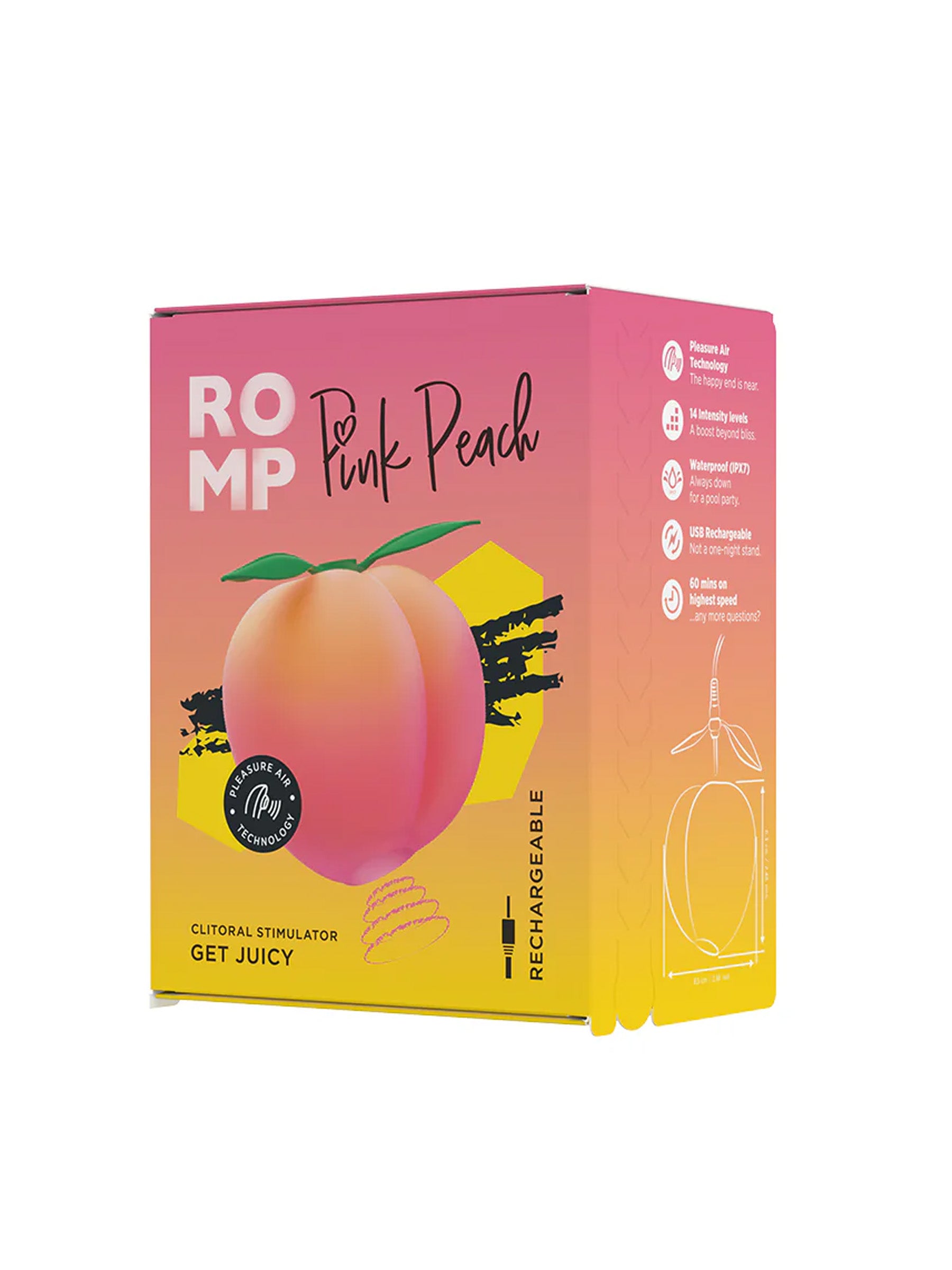 Romp Pink Peach Clitoral Vibrator