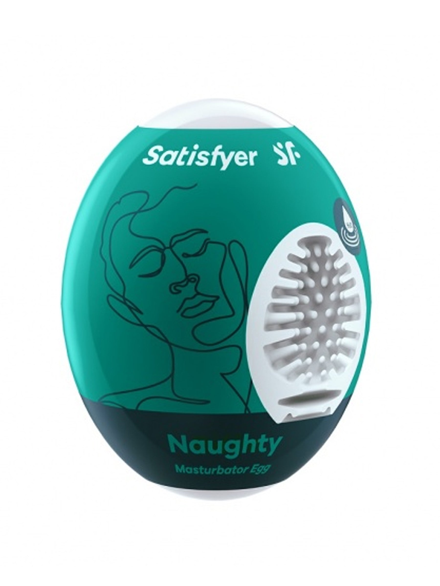 Satisfyer Egg Single Naughty - Textured Masturbation Sleeve