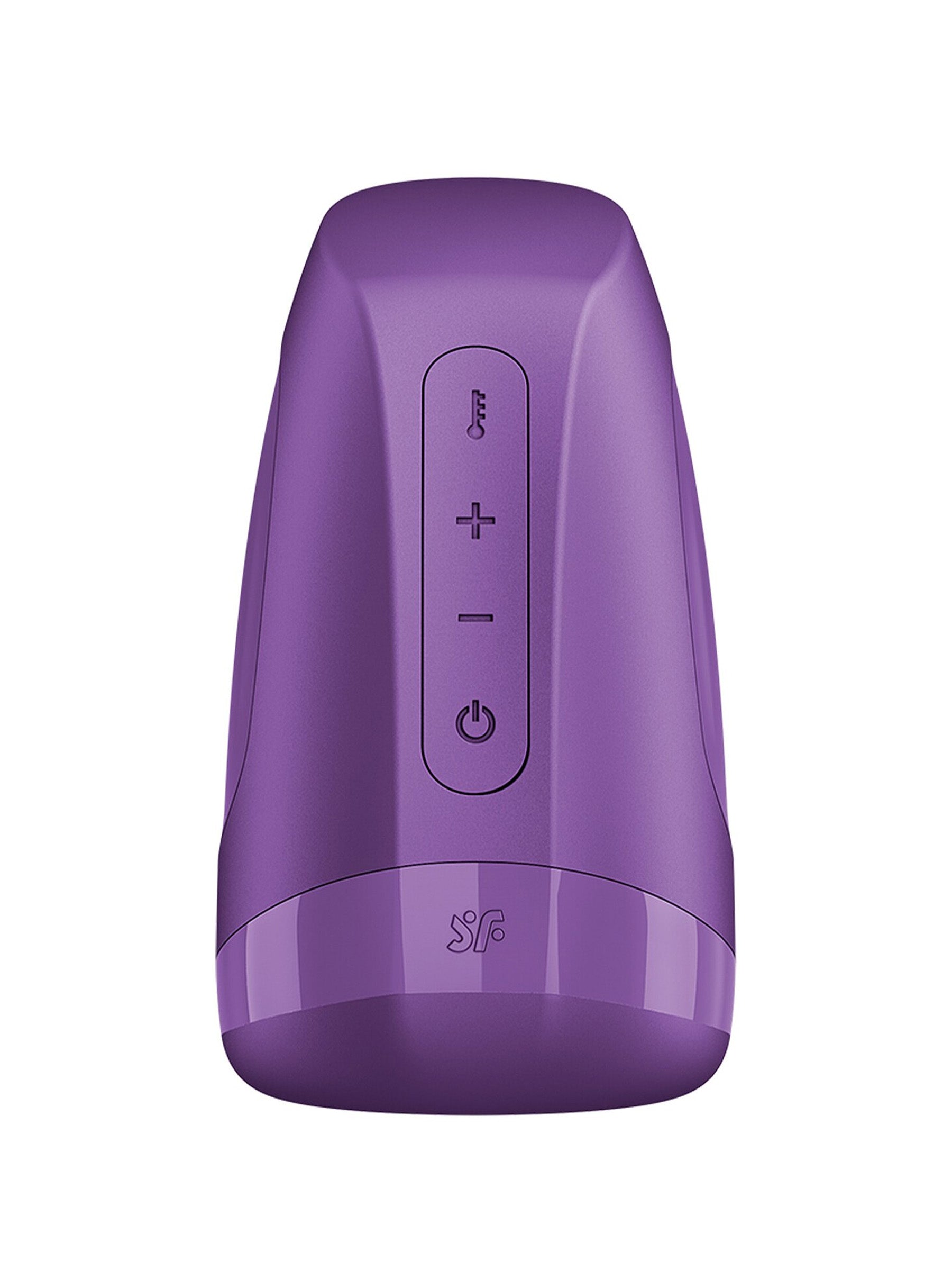 Satisfyer Men Heat - Male Masturbator - Dark Berry