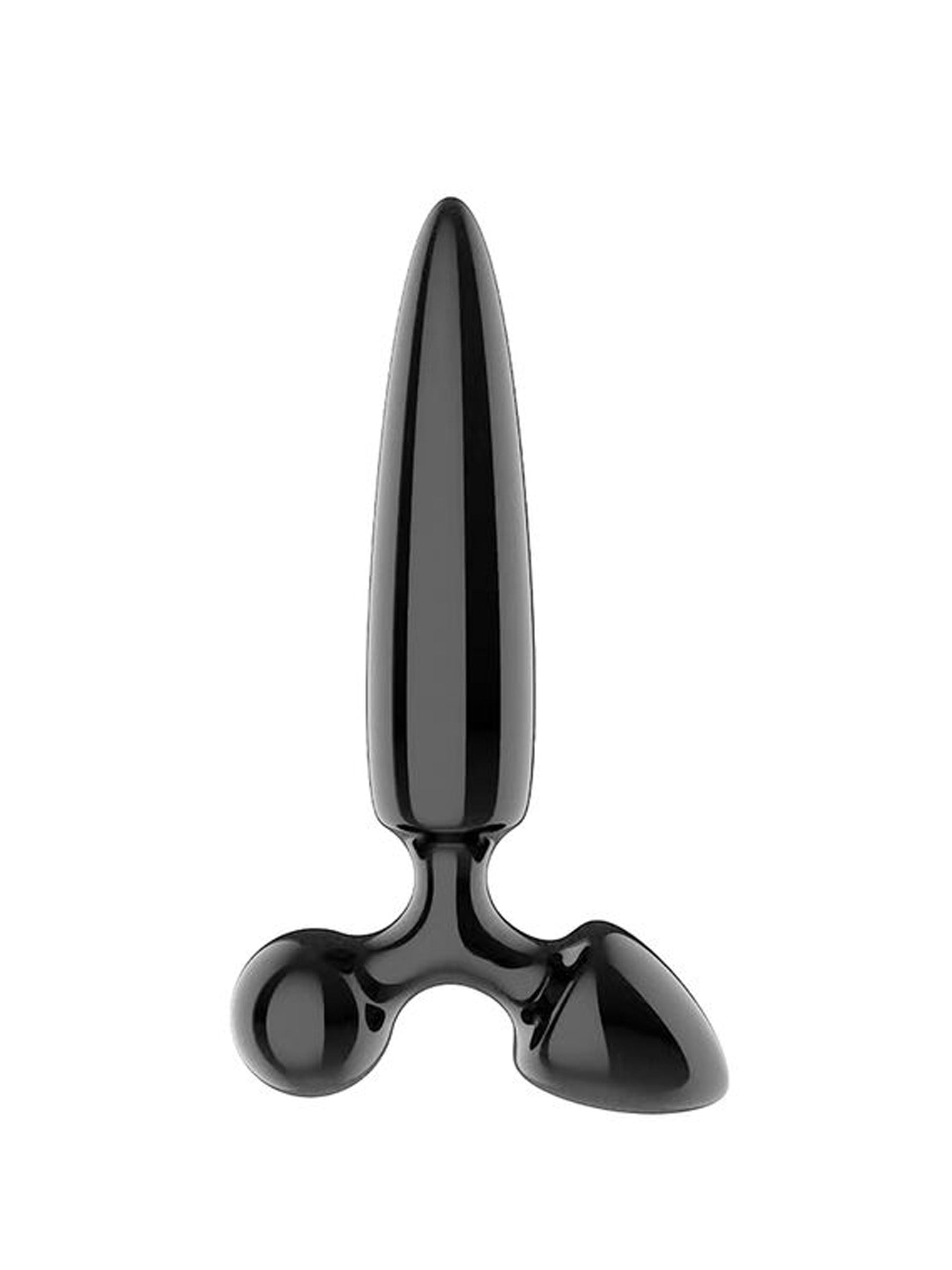 Satisfyer Triple Crystal 1 Glass Dildo Black