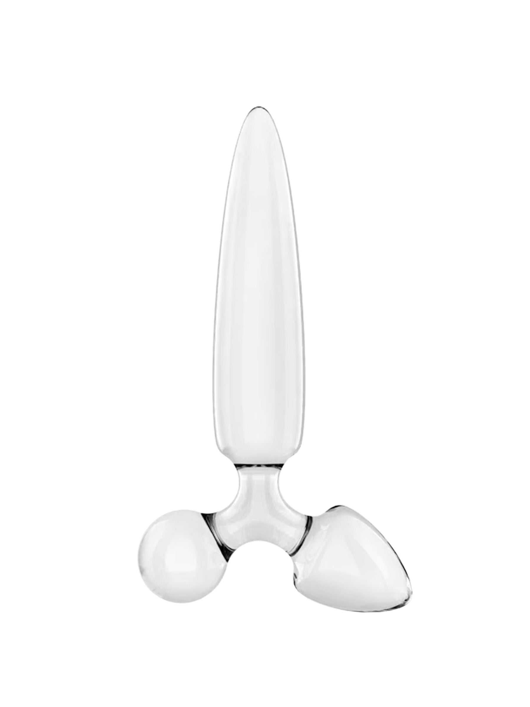 Satisfyer Triple Crystal 1 Glass Dildo Transparent