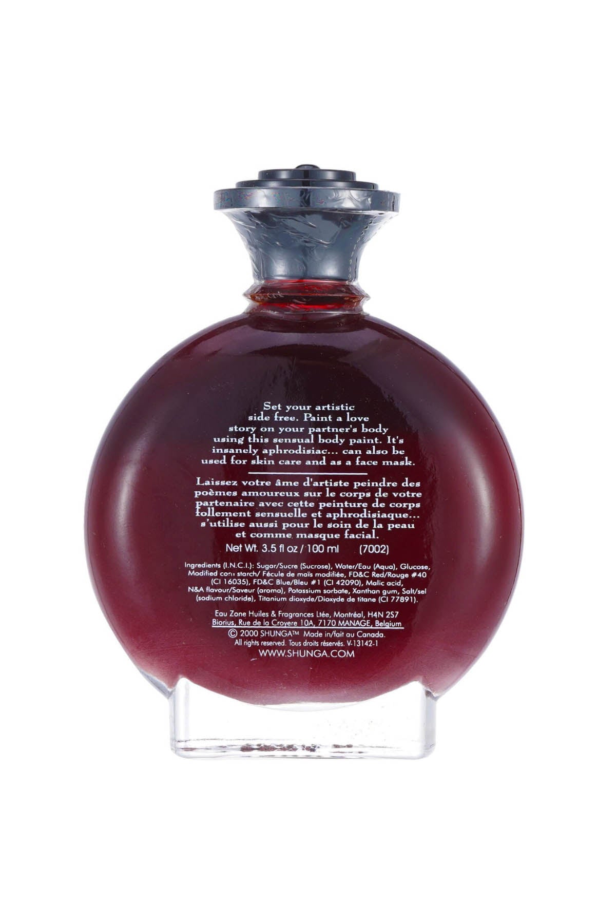 Shunga edible chocolate body paint for romantic foreplay art