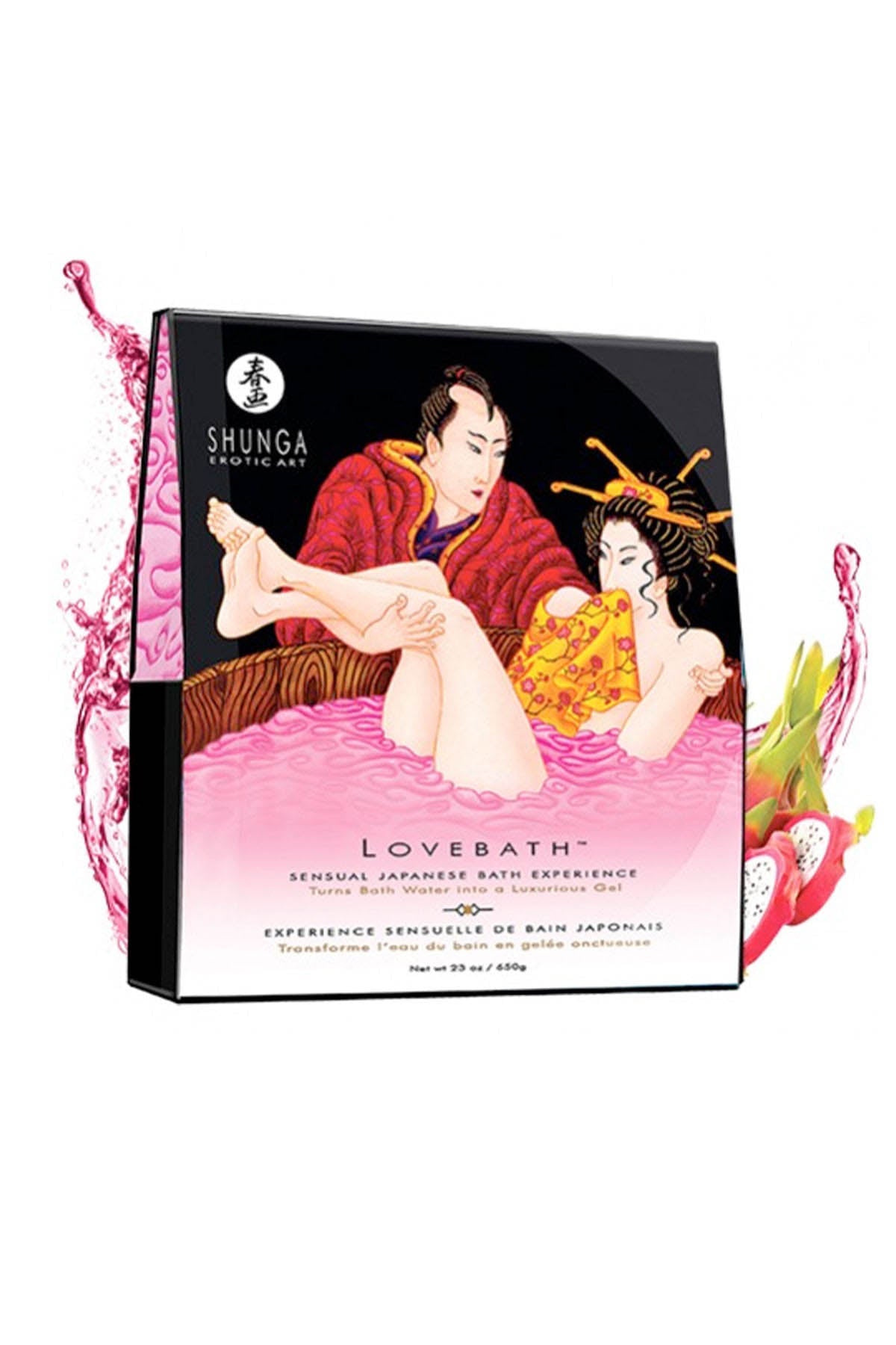 Shunga LoveBath bath gel turning water into scented satiny gel