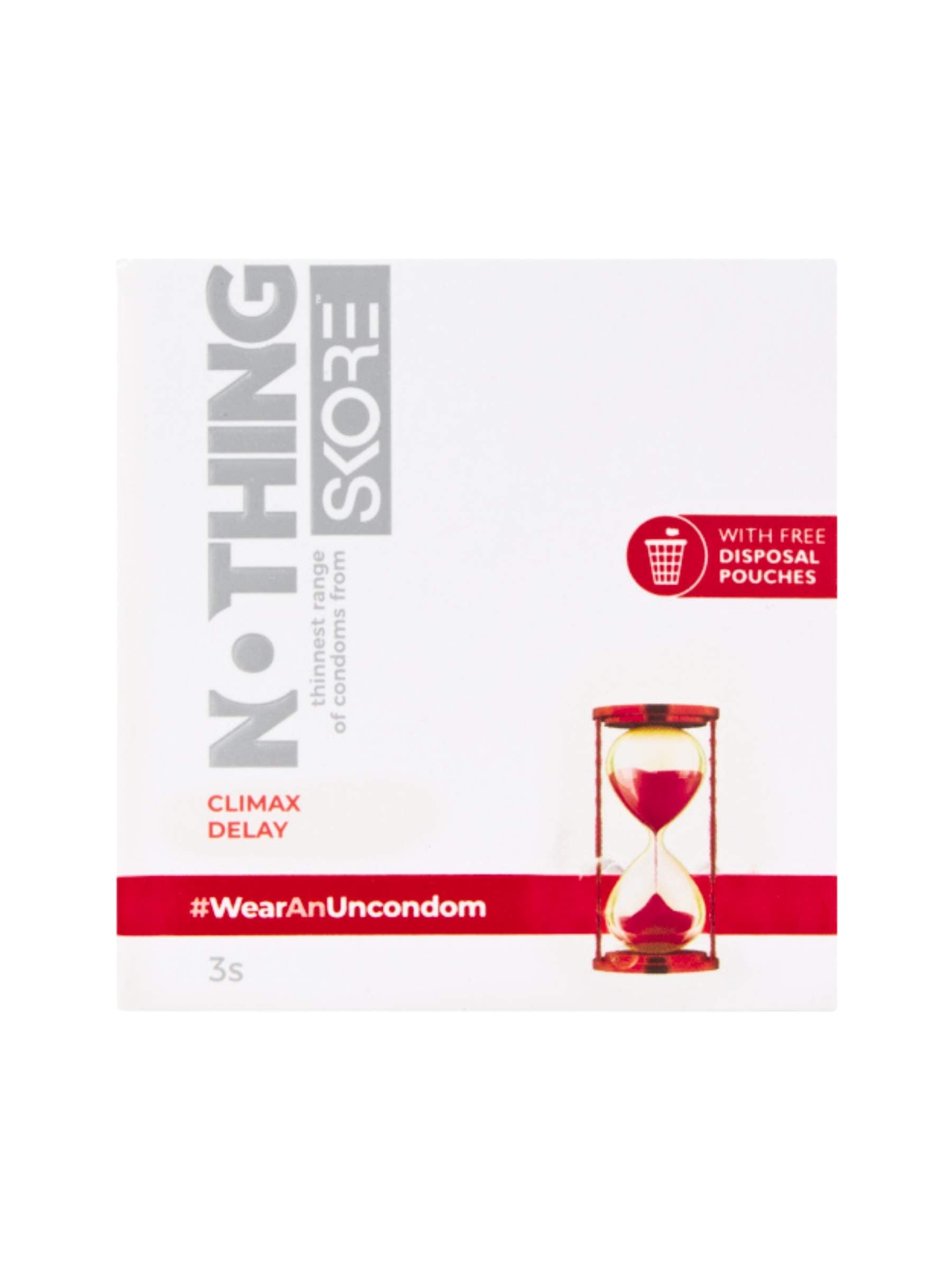 Skore Nothing Climax Delay Condoms - 3 Pack