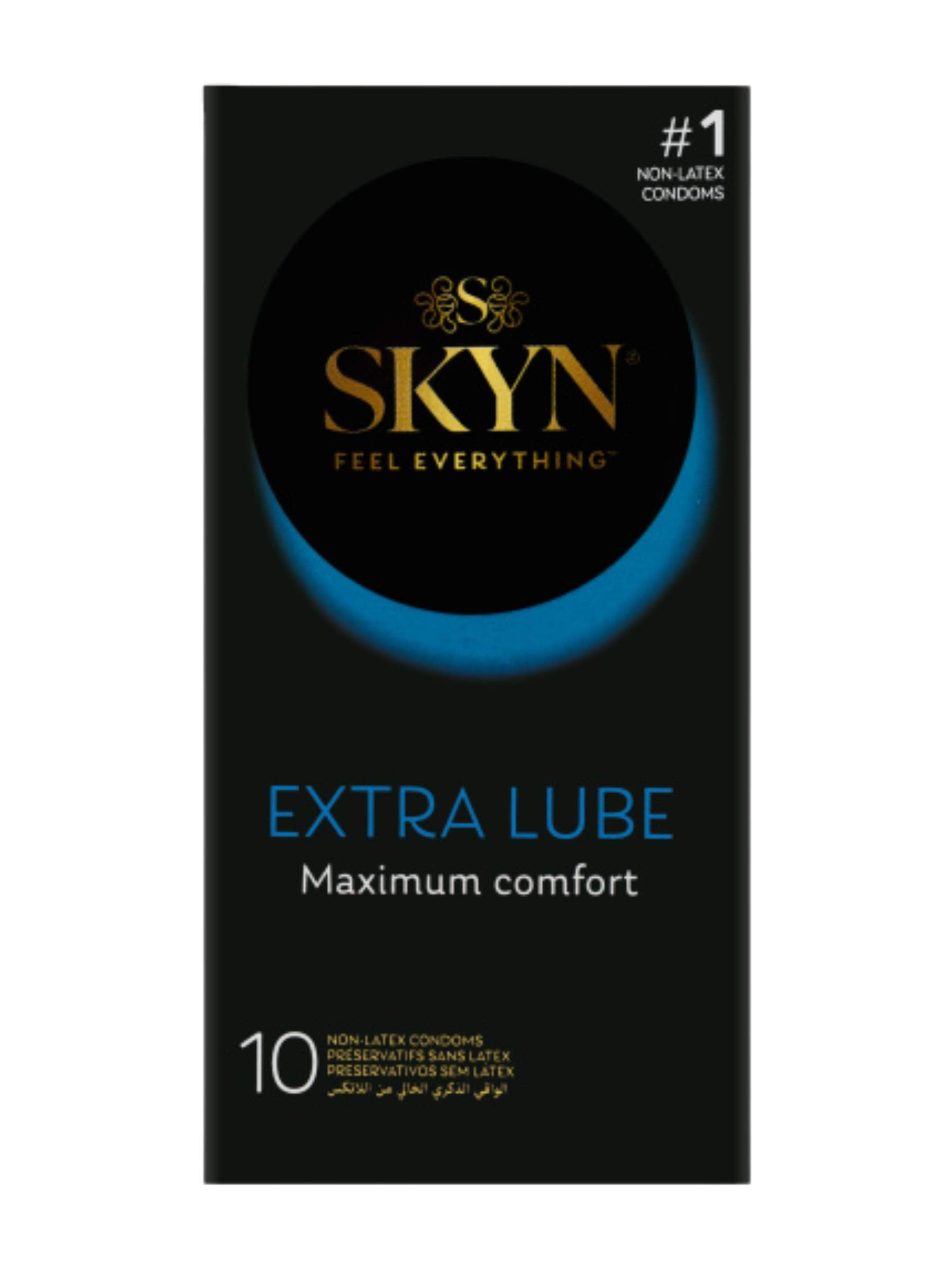 Skyn Extra Lube Latex-Free Condoms - 10 Pack