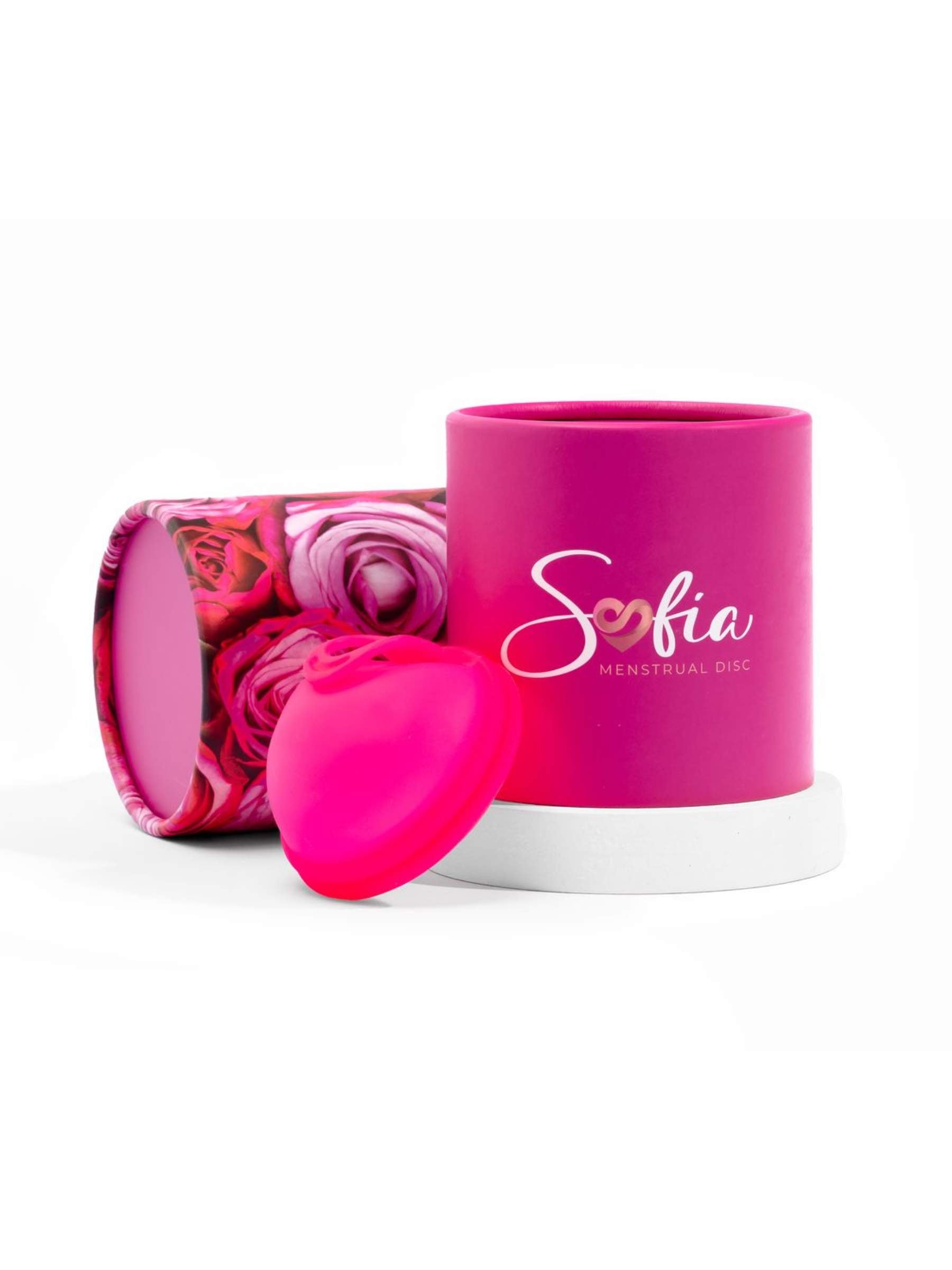 Sofia Menstrual Disc - Silicone Bright Pink
