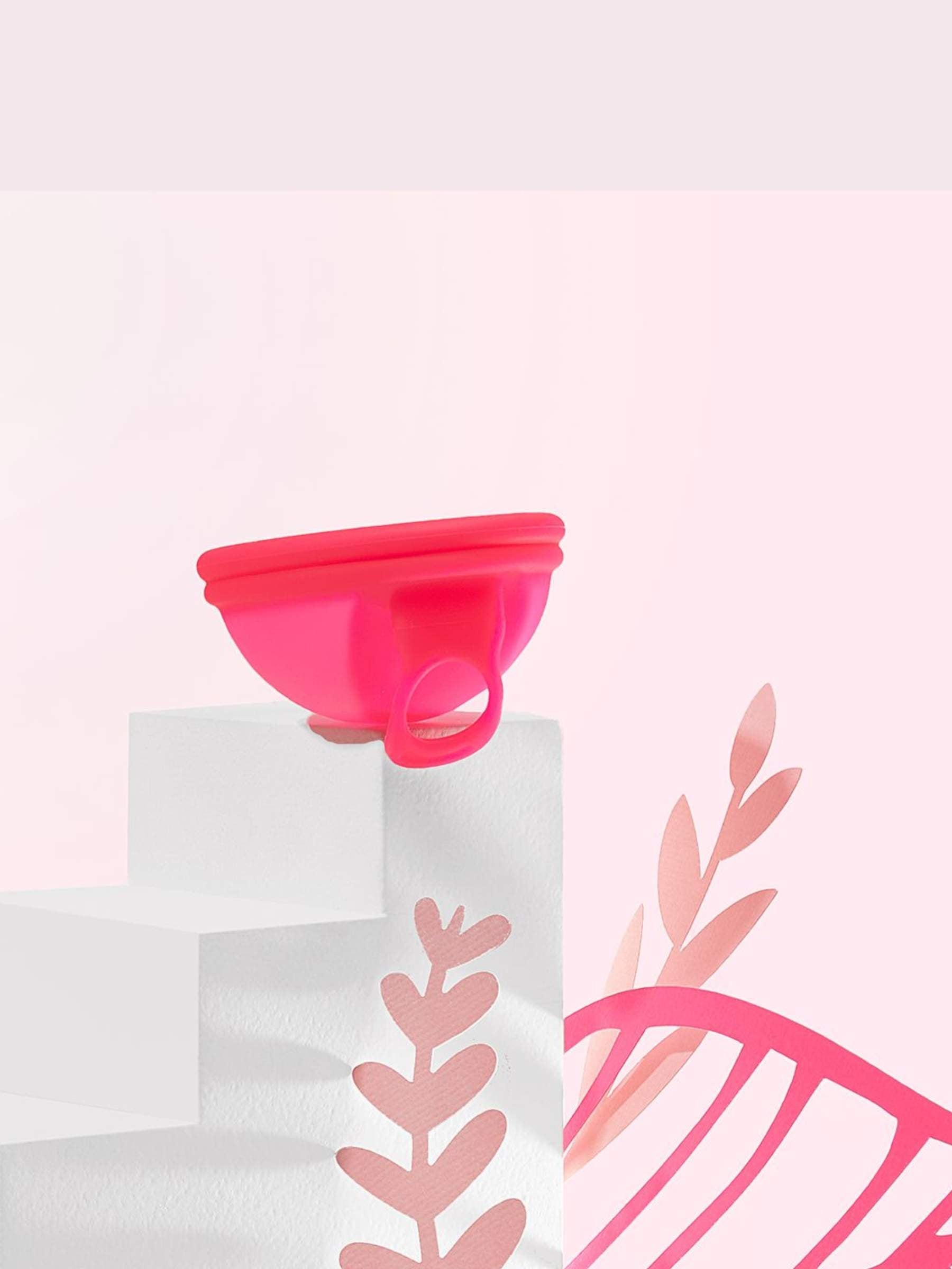 Sofia Menstrual Disc - Silicone Bright Pink