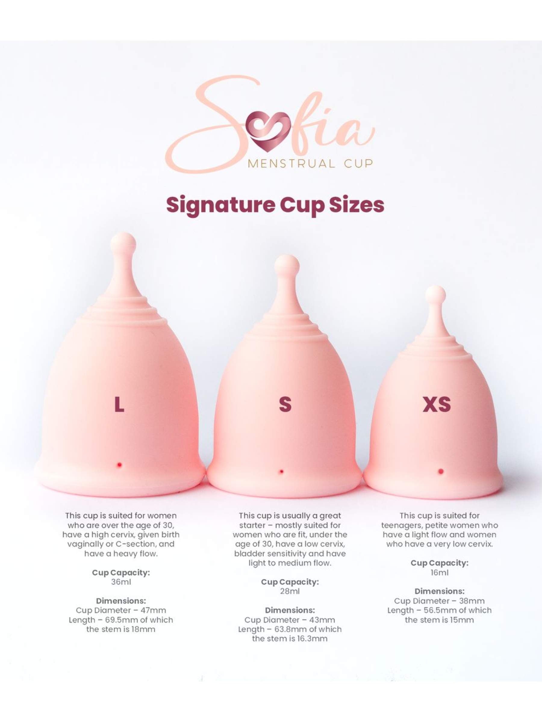 Sofia Signature Menstrual Cup