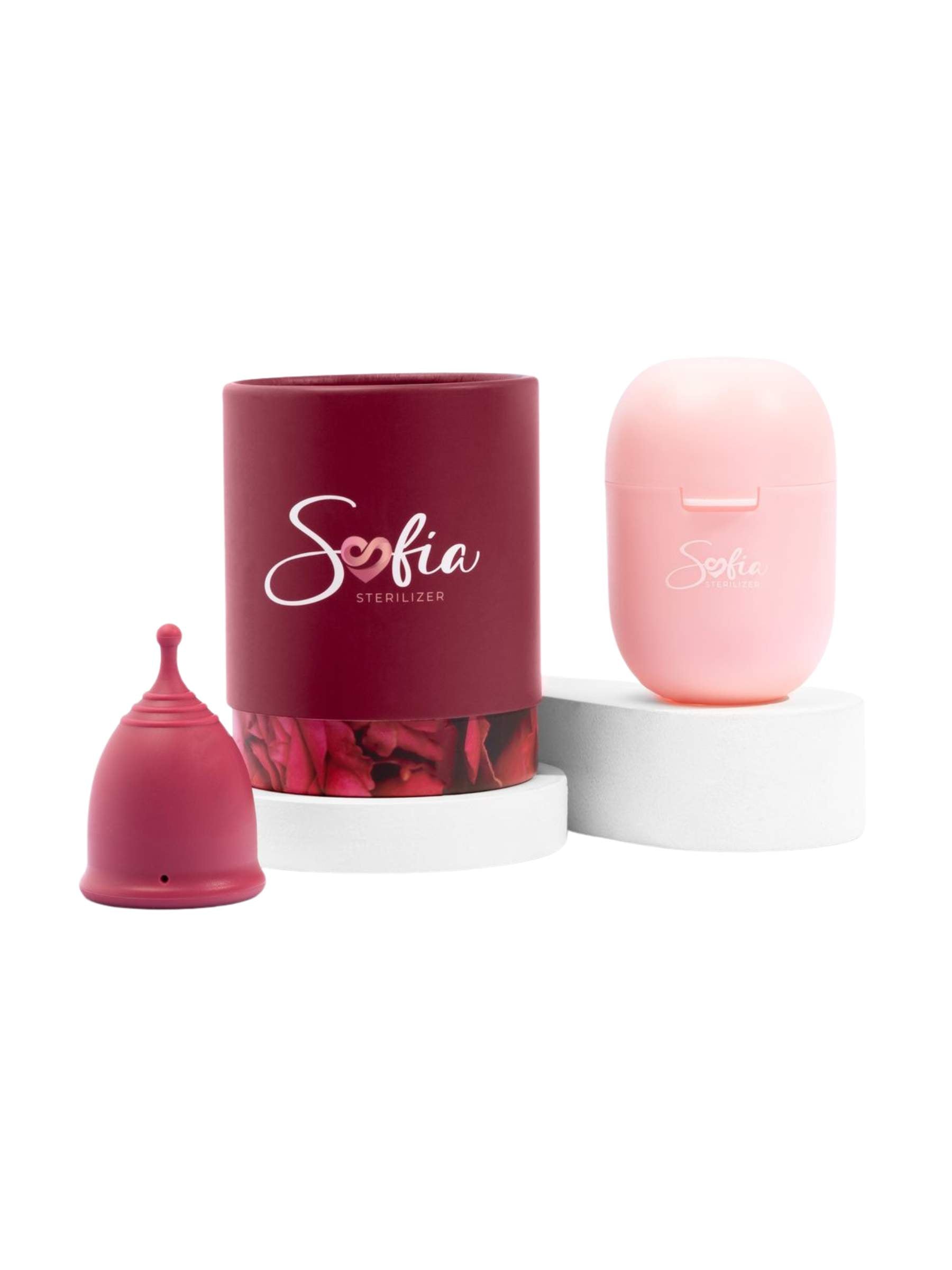 Sofia Menstrual Cup & Sterilizer Sister Bundle