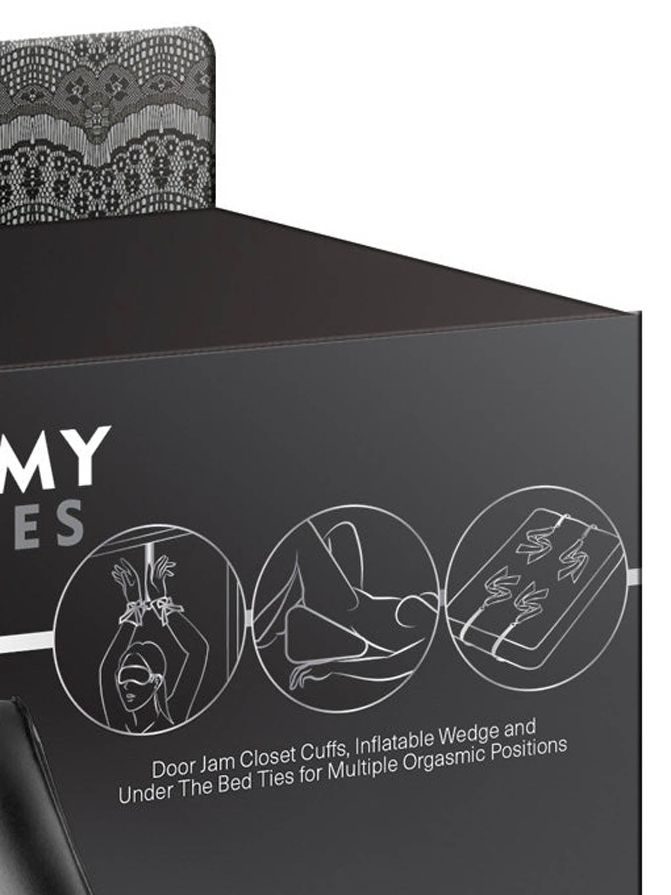 Steamy Shades Bedroom Bliss positioning set for comfortable sex support