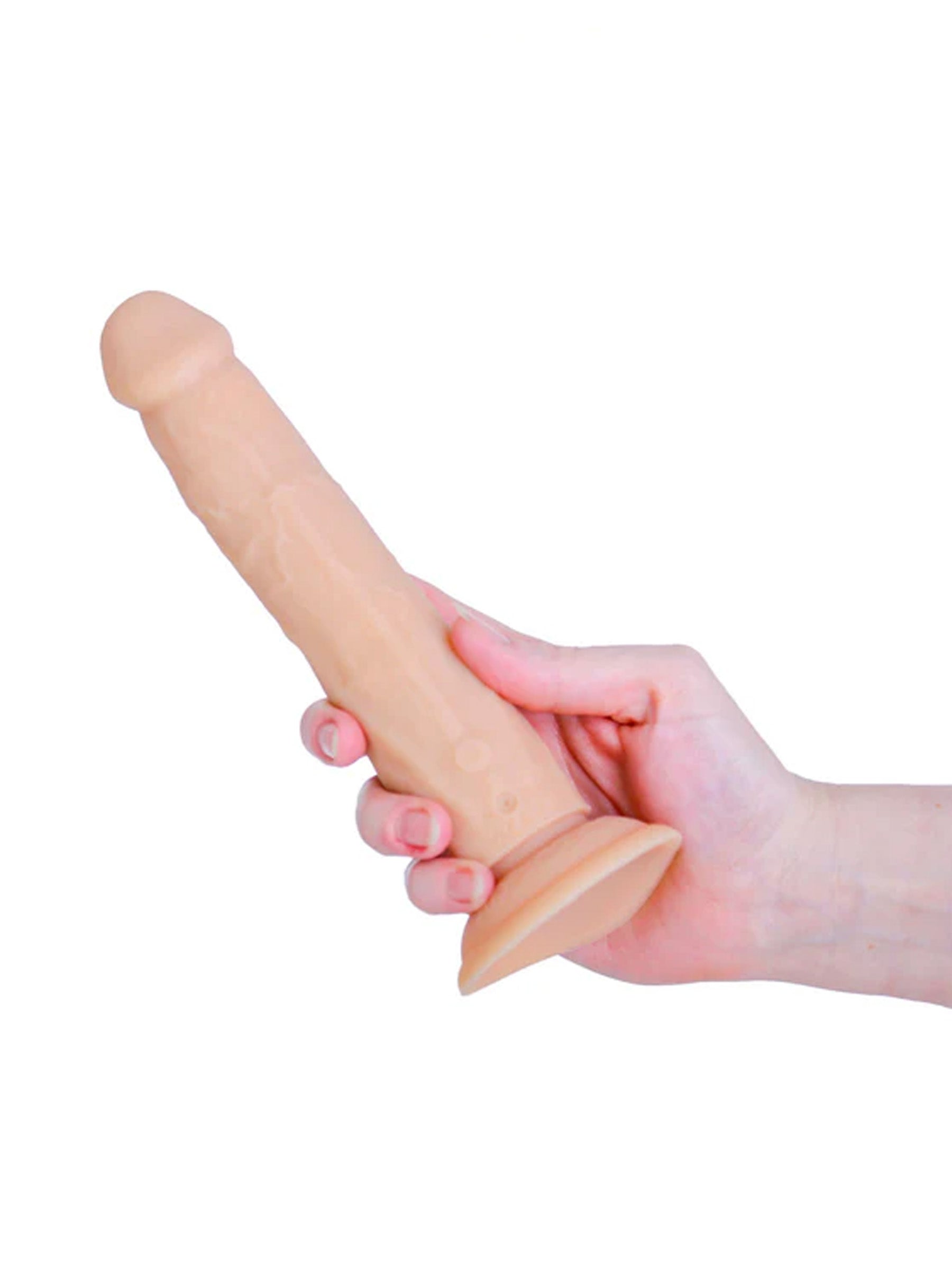 Swan Naked 8 Inch Rotating and Vibrating Vibrator