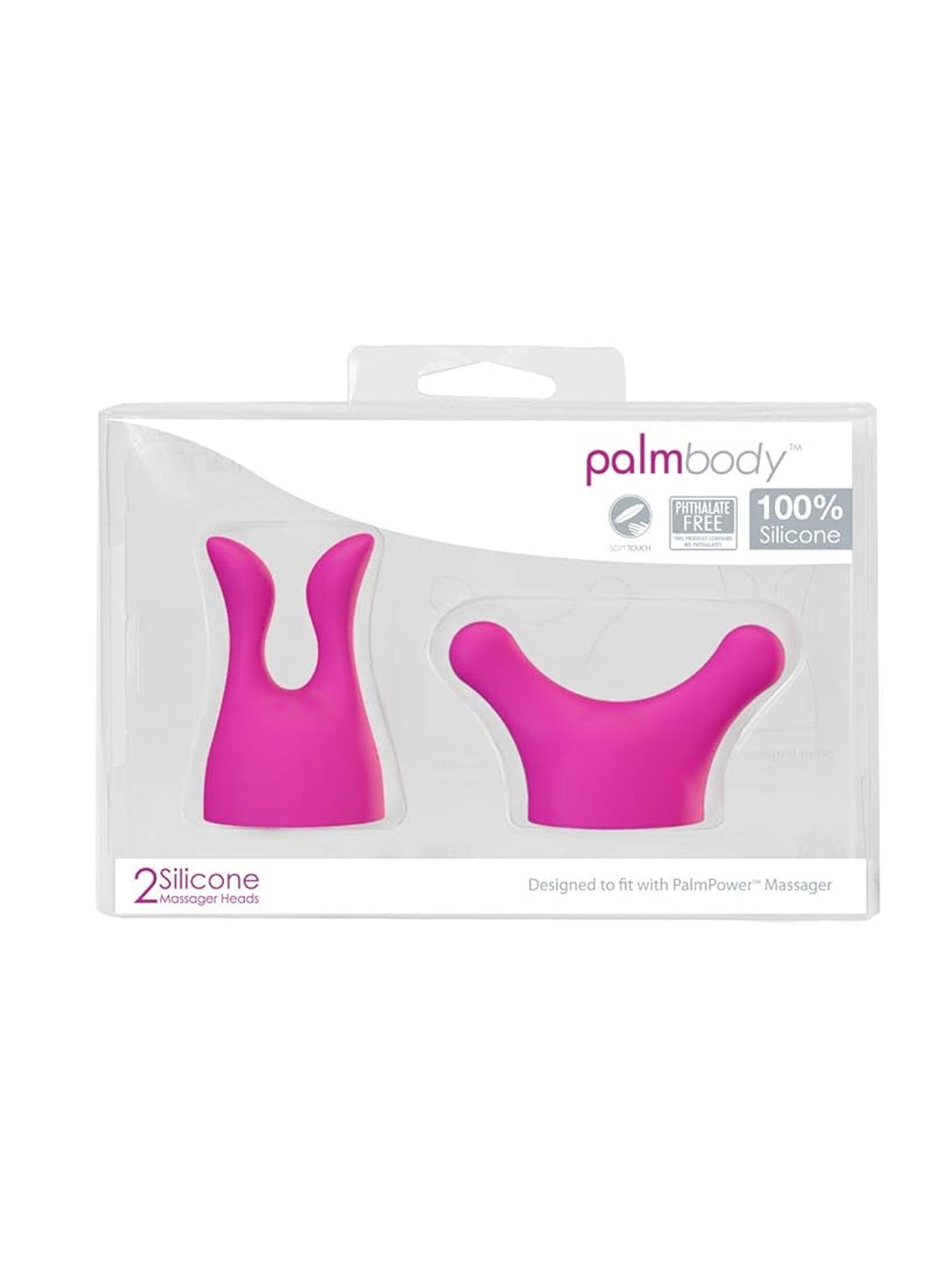 Swan Palm Power Body Massager Interchangeable Silicone Heads