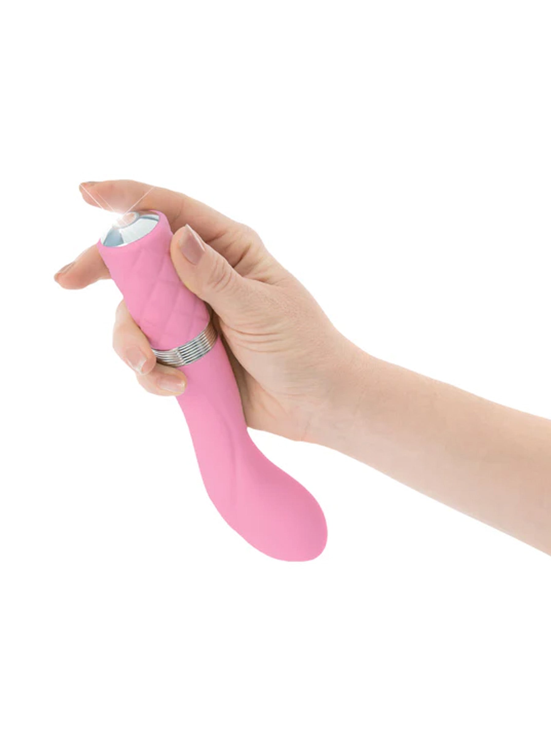 Swan Pillow Talk Sassy Swarovski - G-Spot Vibrator pink