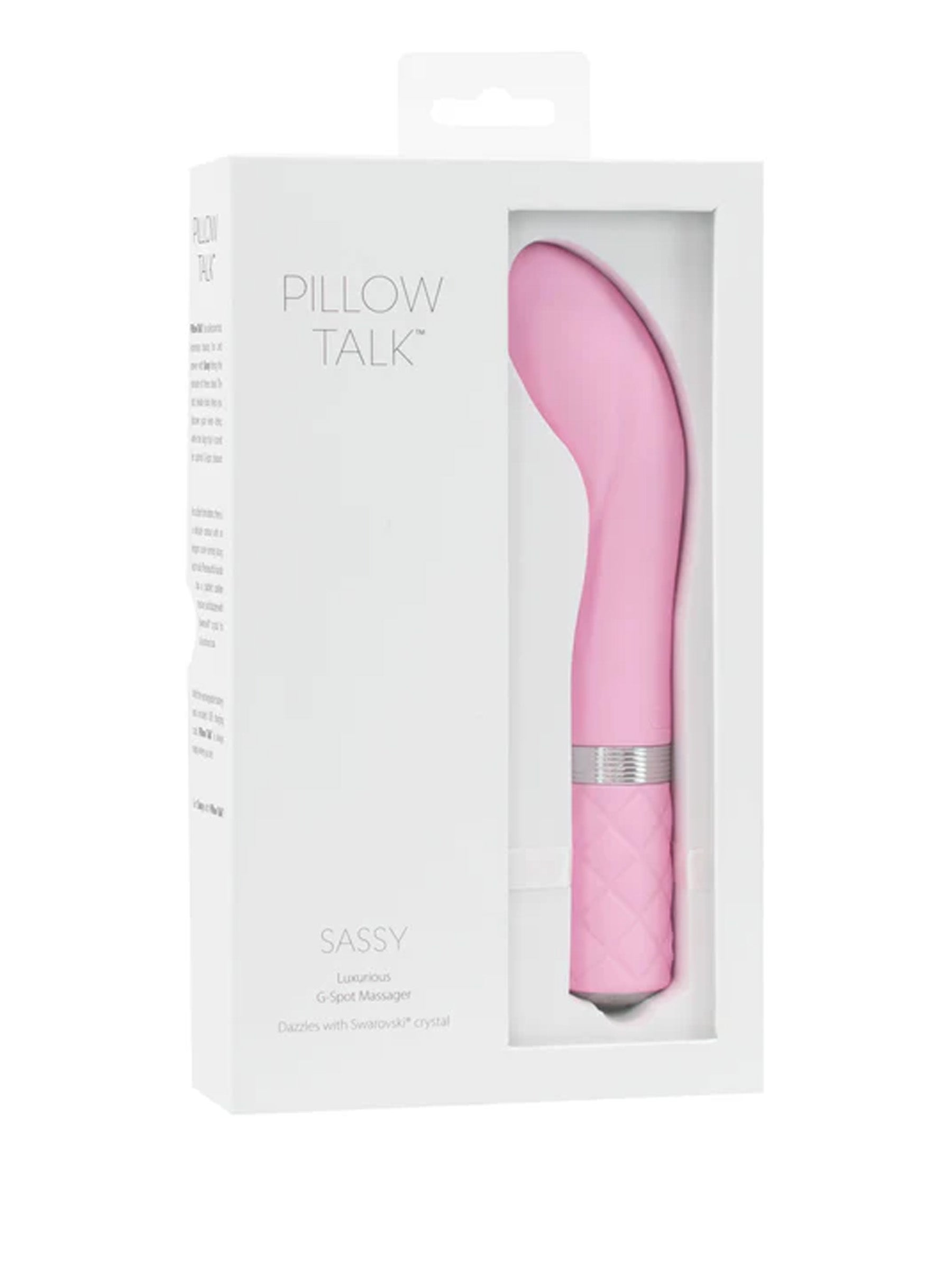 Swan Pillow Talk Sassy Swarovski - G-Spot Vibrator pink