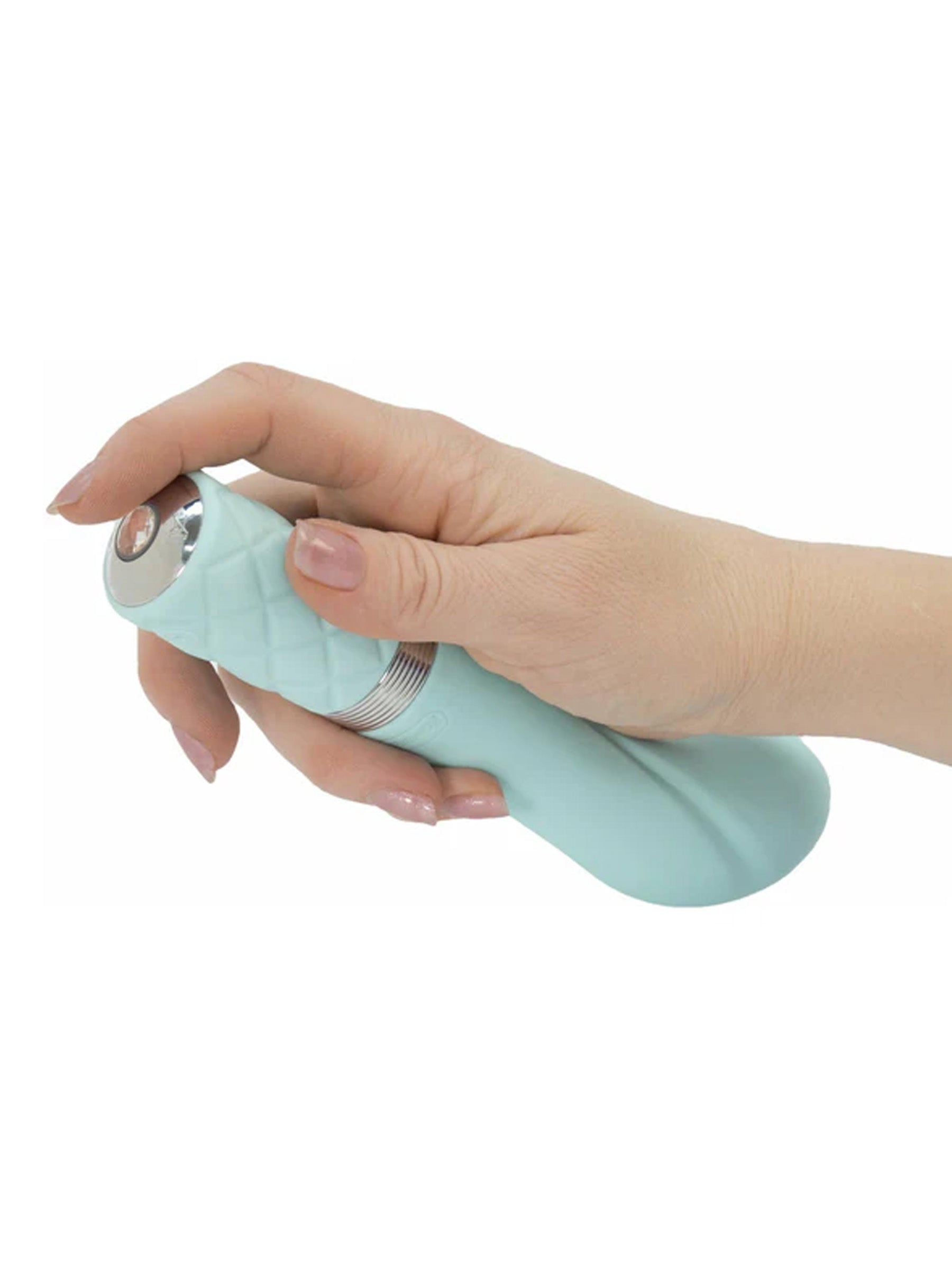Swan Pillow Talk Sassy Swarovski - G-Spot Vibrator teal