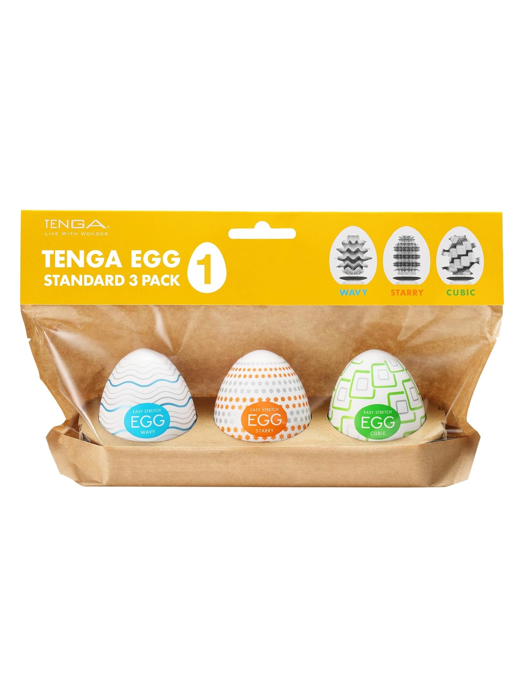 Tenga Egg Standard Pack 1 - 3 pack