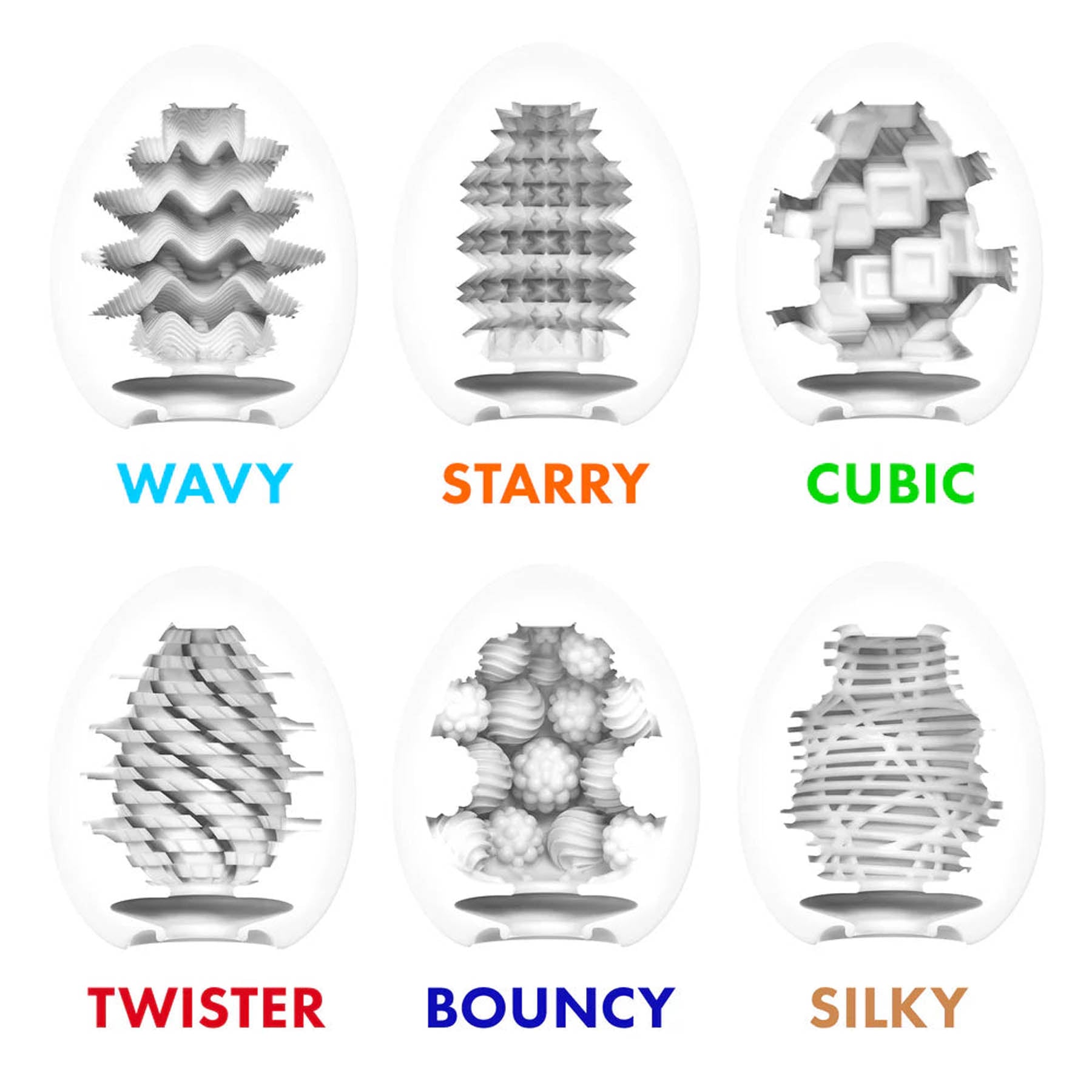 Tenga Egg Wonder - Male Masturbator - 6 Pack