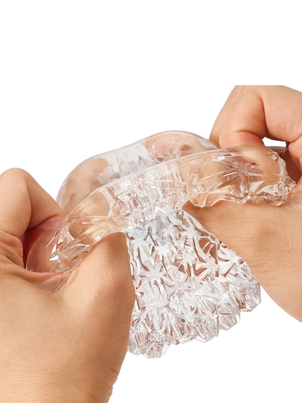 Tenga Geo Coral Male Masturbator - Clear