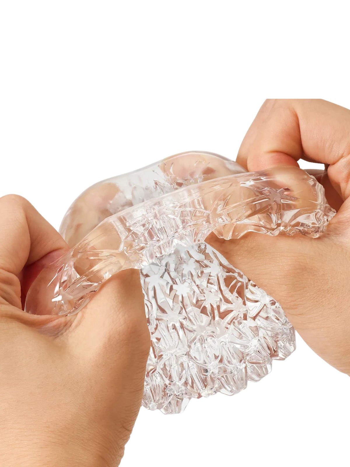 Tenga Geo Glacier Male Masturbator - Clear