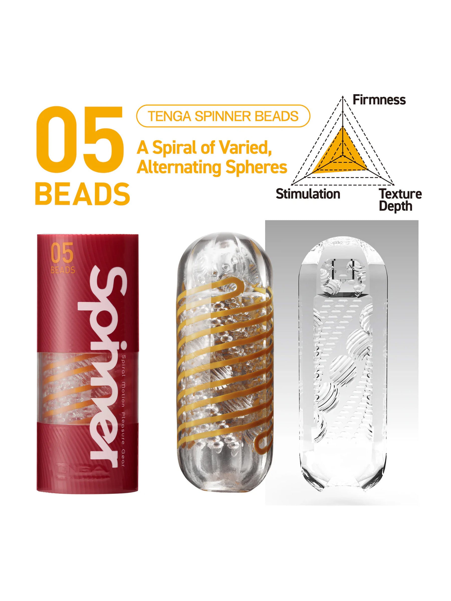 Tenga Spinner Male Masturbator - Beads