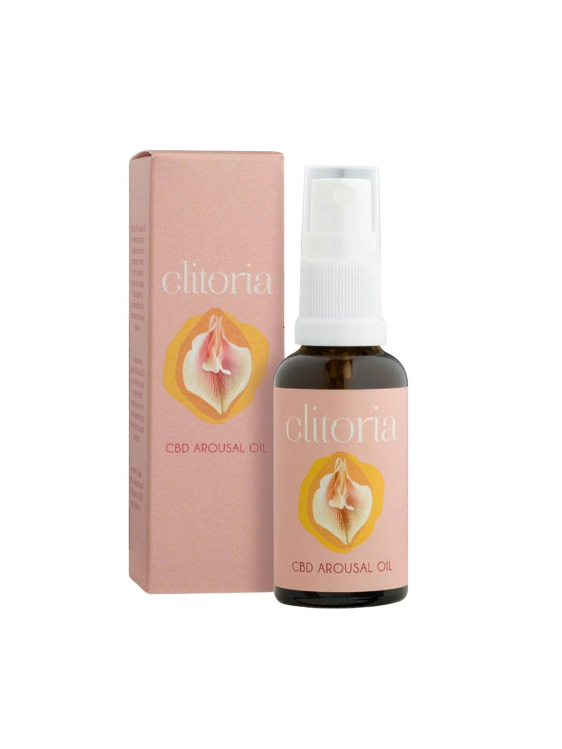 The Lube Ladies Clitoria CBD Arousal Oil - Natural Clitoral Stimulant