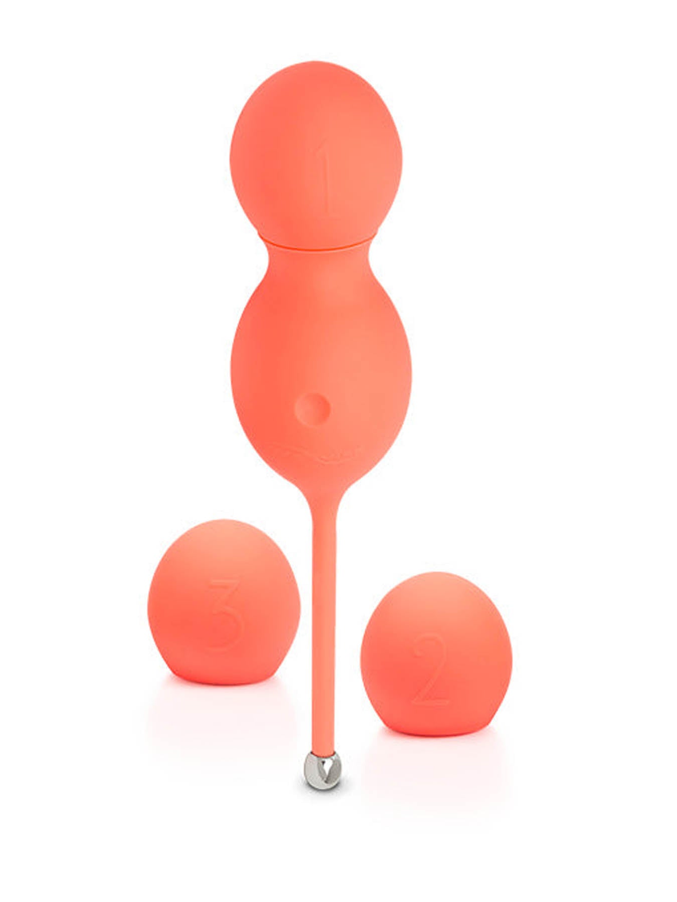 We Vibe Bloom vibrating kegel exercise balls with three progressive weights