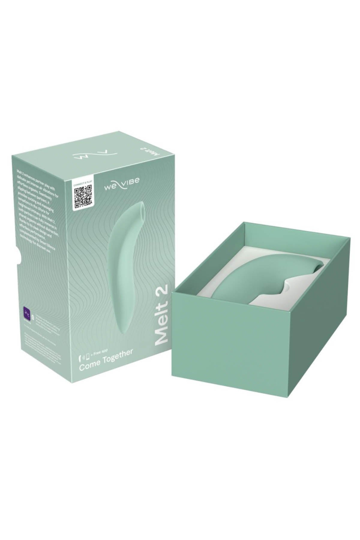 We-Vibe Melt 2 - Air-Pulse Clitoral Stimulator - Sage Box Contents