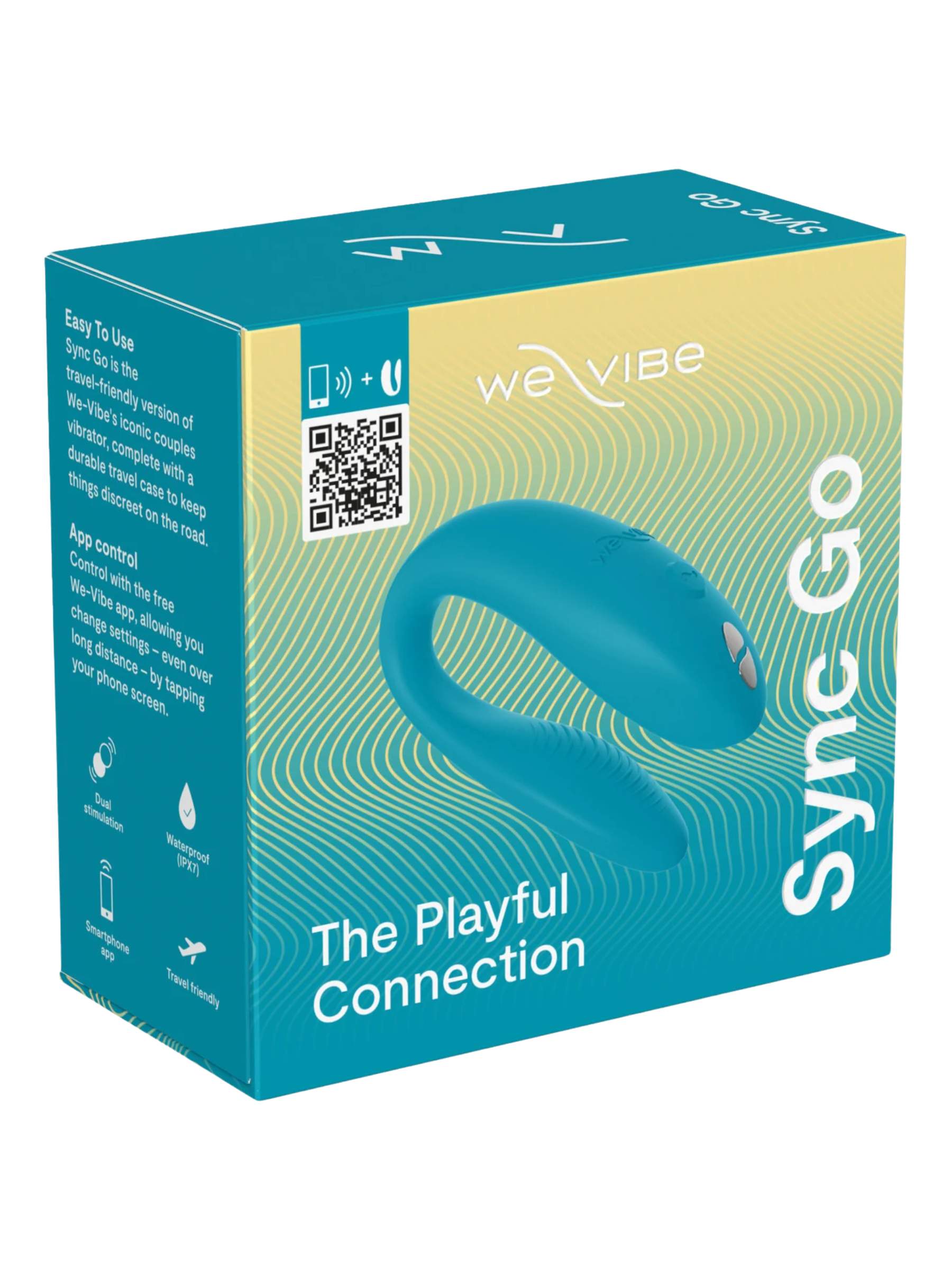 We-Vibe Sync Go - Turquoise - C-Shape Panty Vibrator