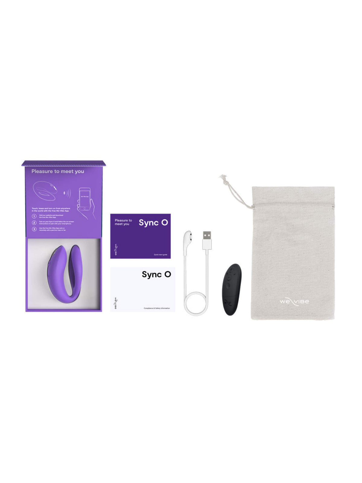 We-Vibe Sync O - Couples Vibrator - Purple