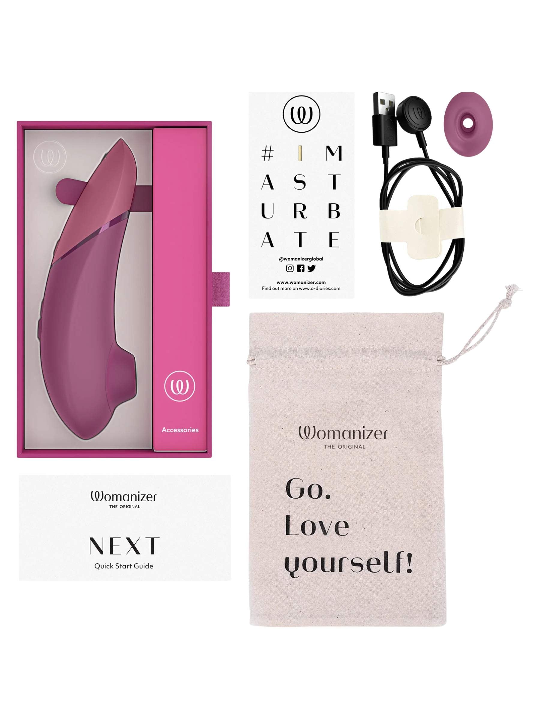 Womanizer Next - Clitoral Stimulator - Dusty Pink - 3D Pleasure Air Technology