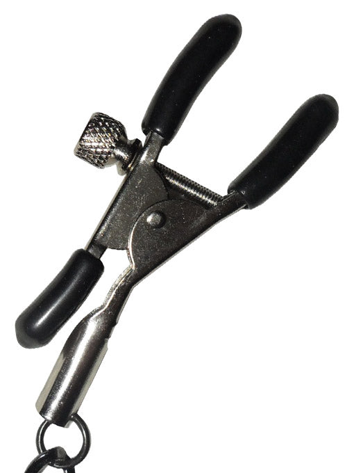 Chained Nipple Clamps