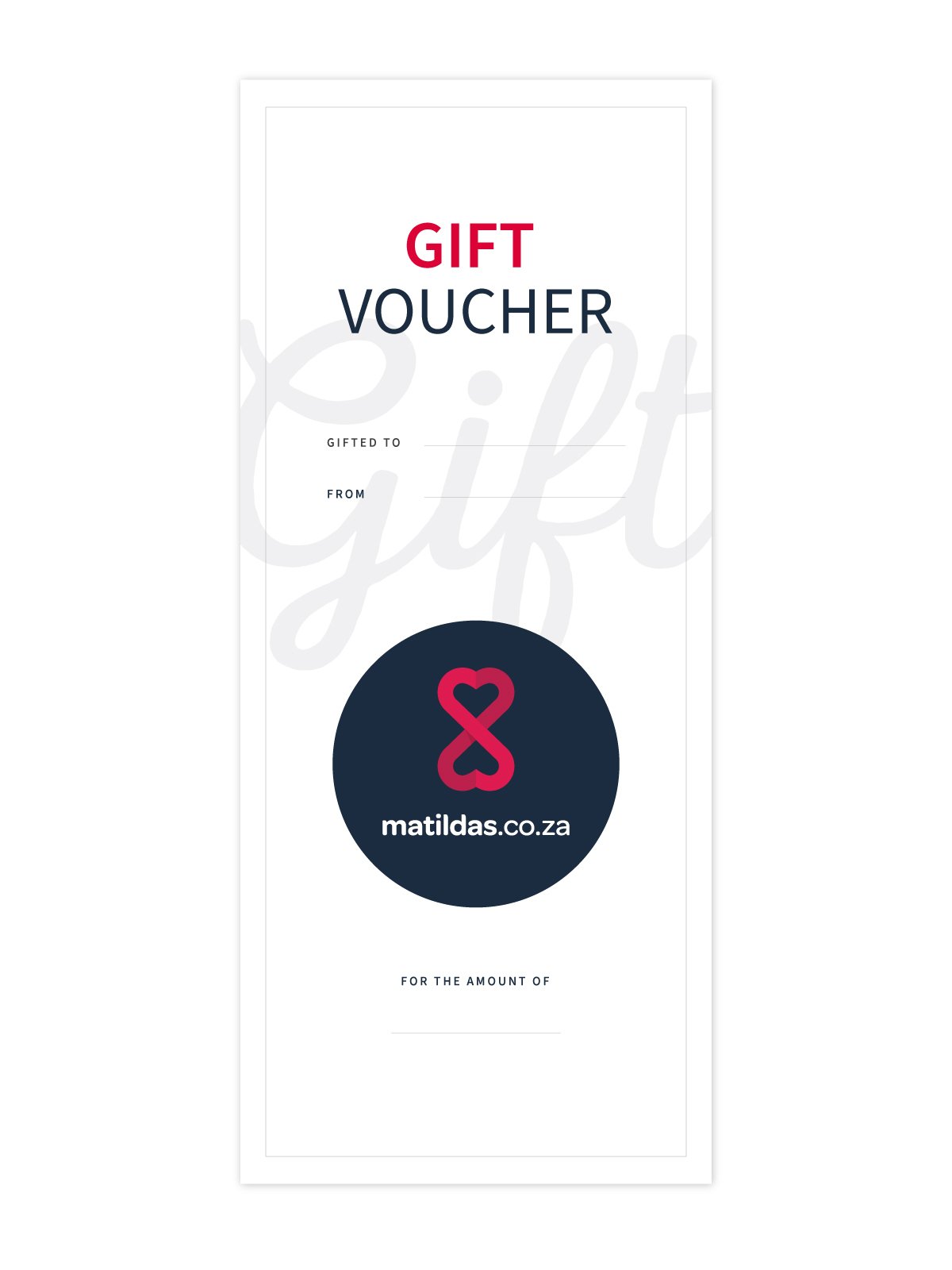 Matilda's Sex Toys Gift Card