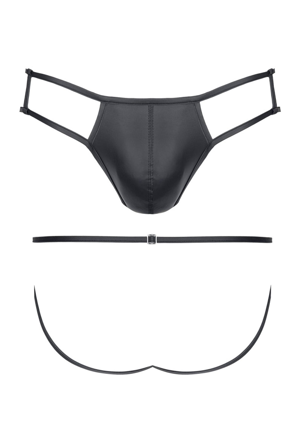 Black Backless Briefs by CRD Fetish Lingerie