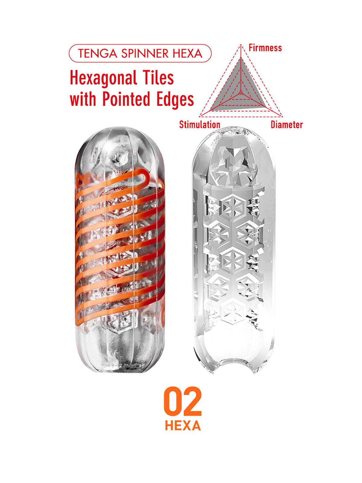 Tenga Hexa Spinner Male Masturbator Internal | Matilda's Lifestyle