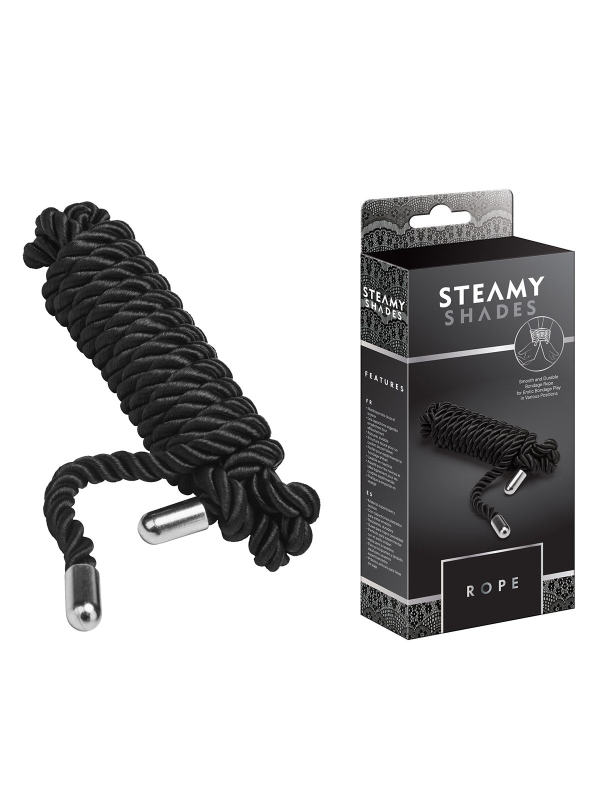 2m Black Rope by Steamy Shades