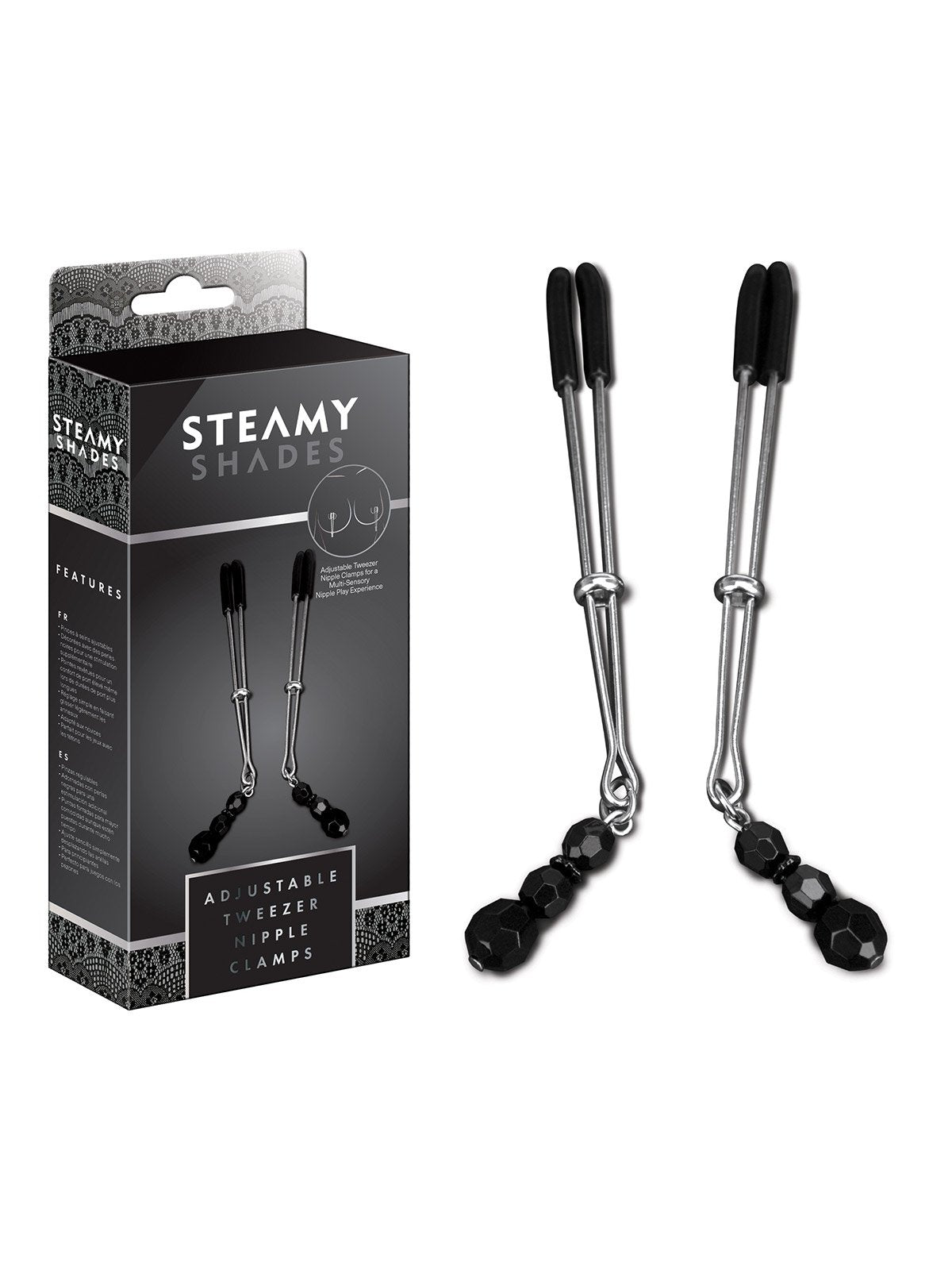 Steamy Shades Adjustable Tweezer Nipple Clamps 