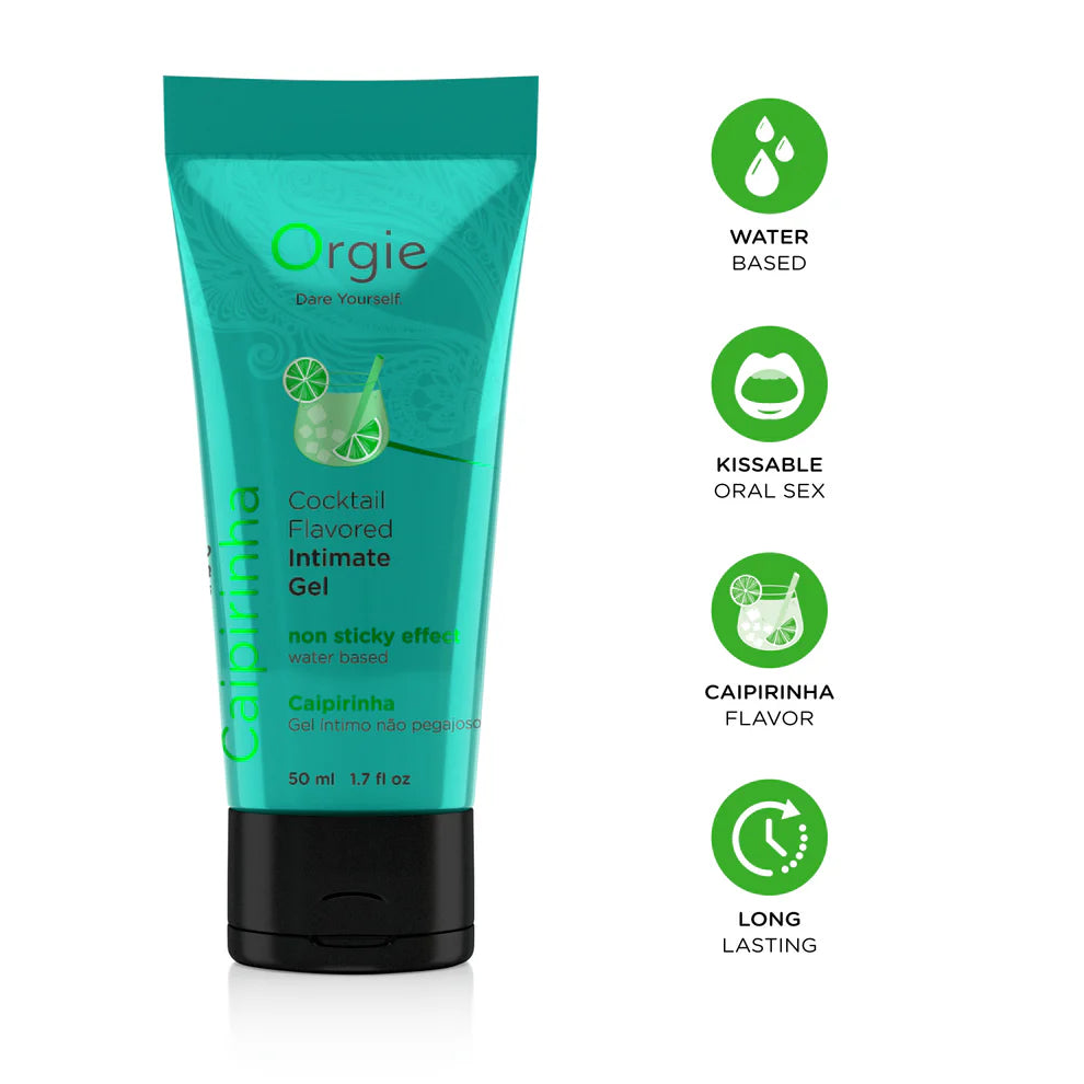 Orgie Lube Tube - Cocktail Caipirinha Flavoured Lubricant