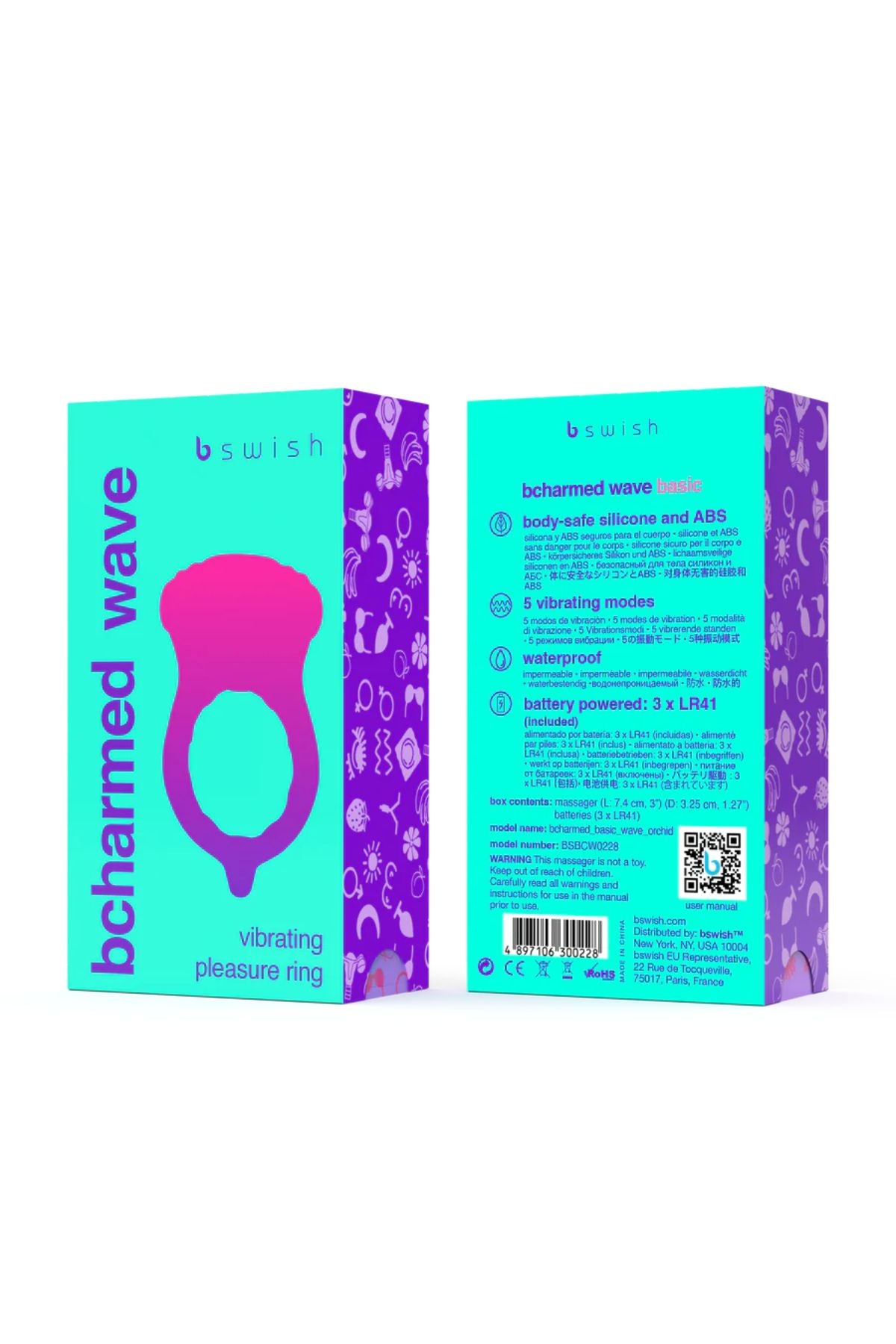 Bcharmed Basic Wave | Vibrating Cock Ring